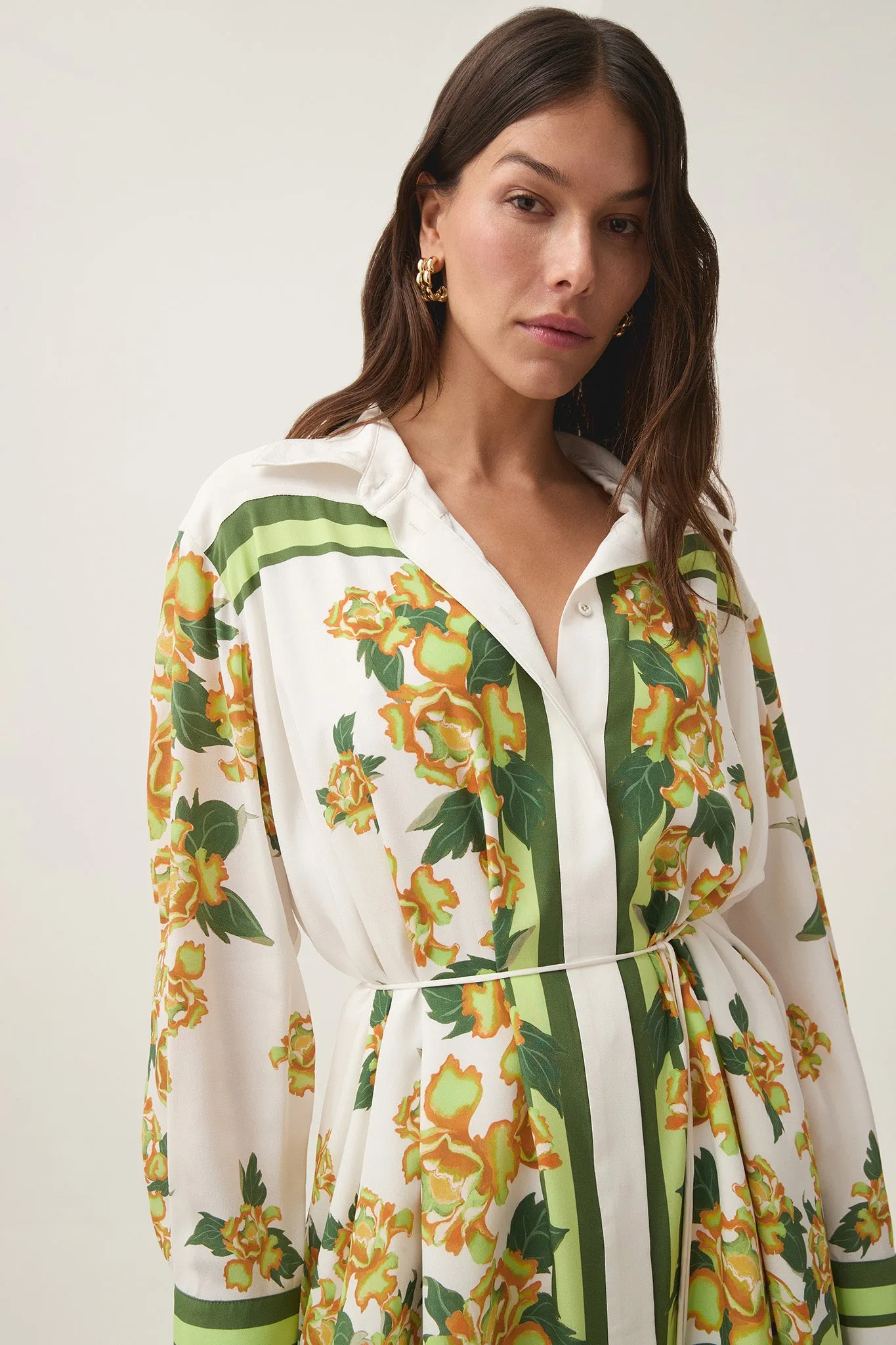 Secret Border Silk Mini Dress sold by Aje product image thumbnail 4