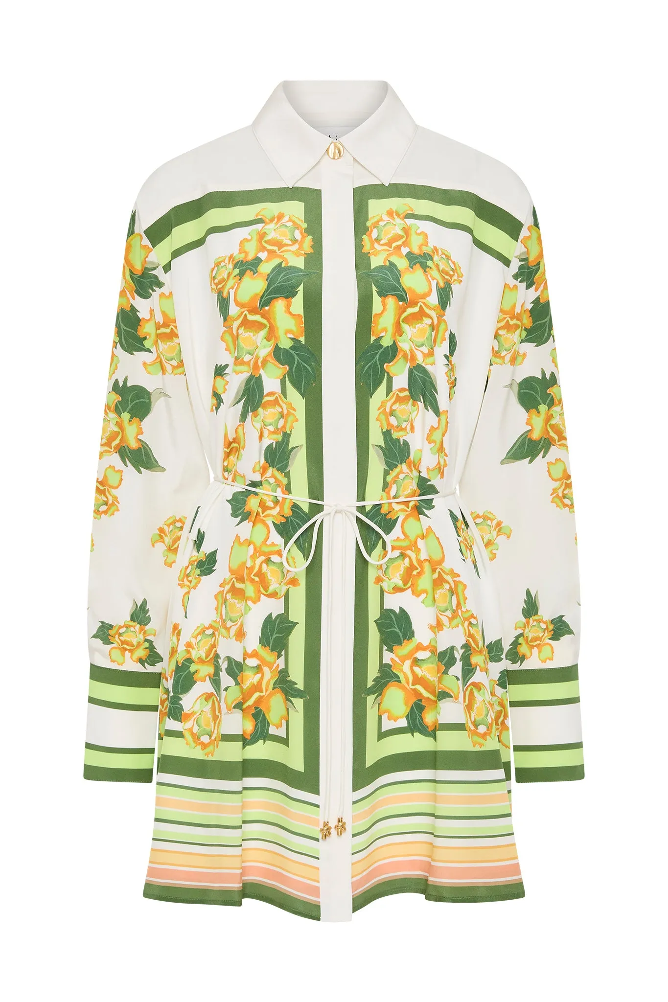 Secret Border Silk Mini Dress sold by Aje product image thumbnail 2