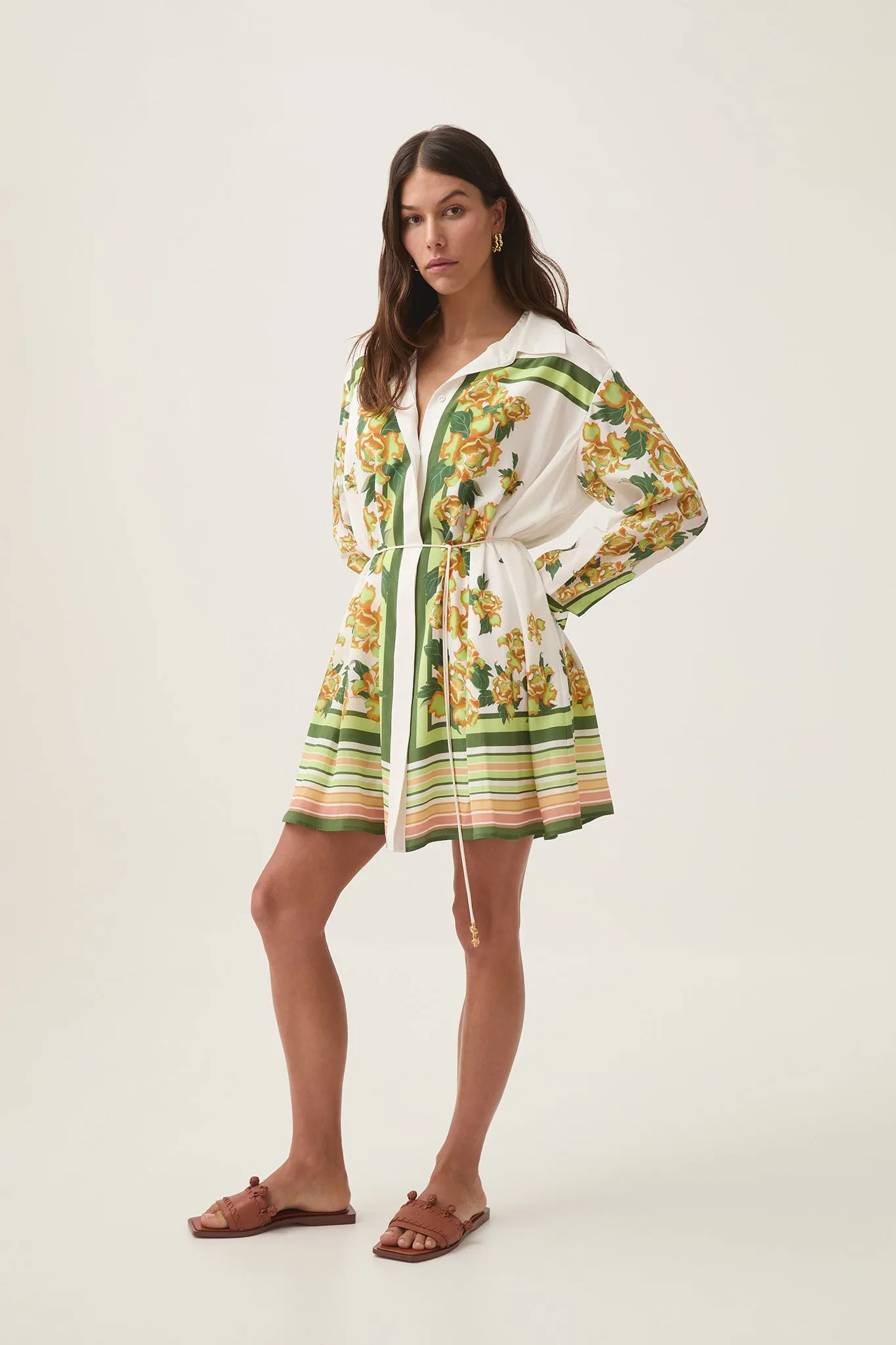 Secret Border Silk Mini Dress sold by Aje product image thumbnail 3