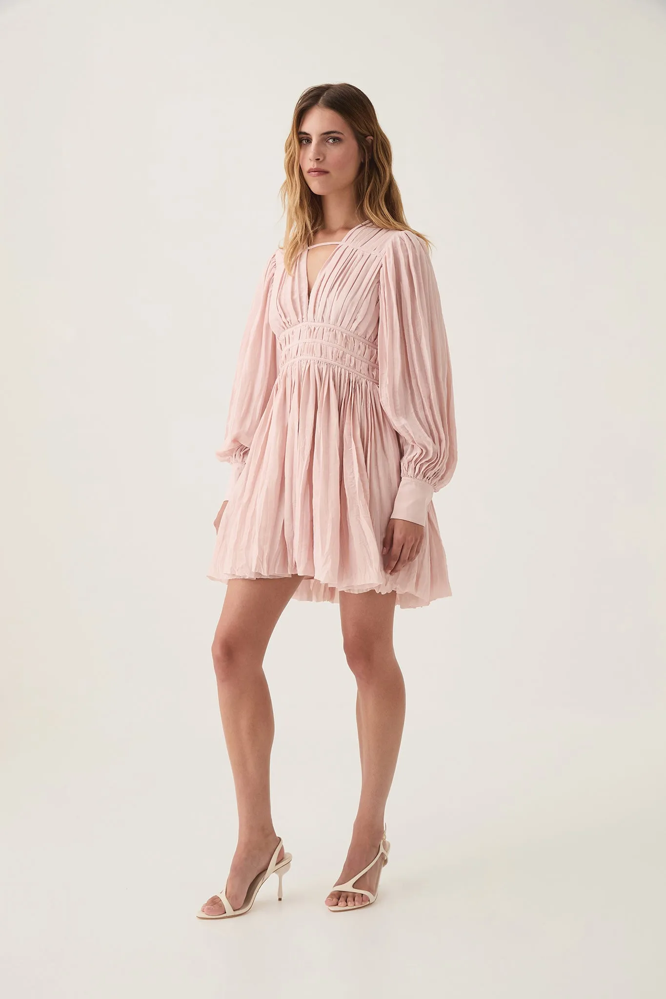 Catalyst Pleated Mini Dress sold by Aje product image thumbnail 3