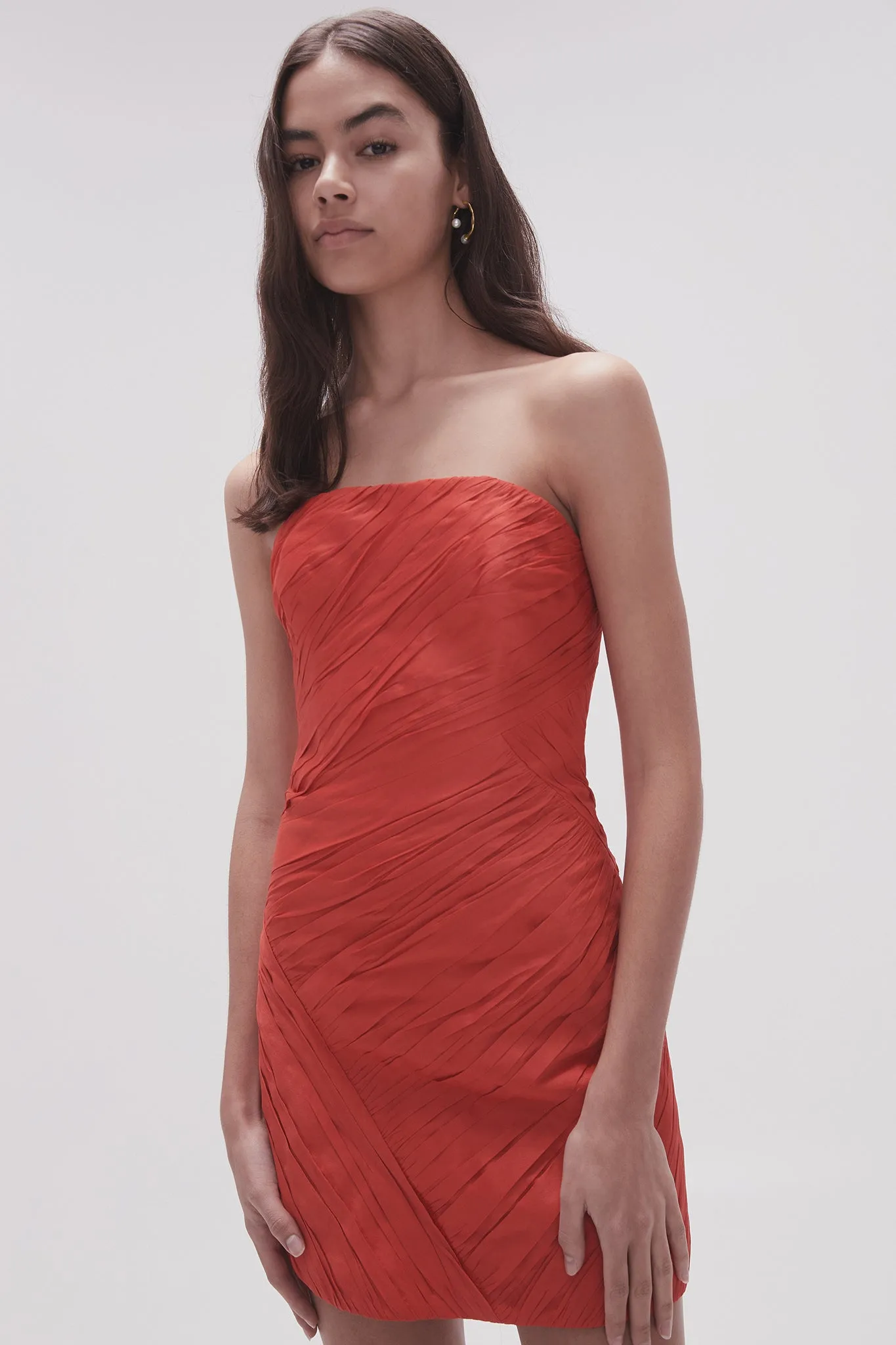 Anima Ruched Mini Dress sold by Aje product image thumbnail 4