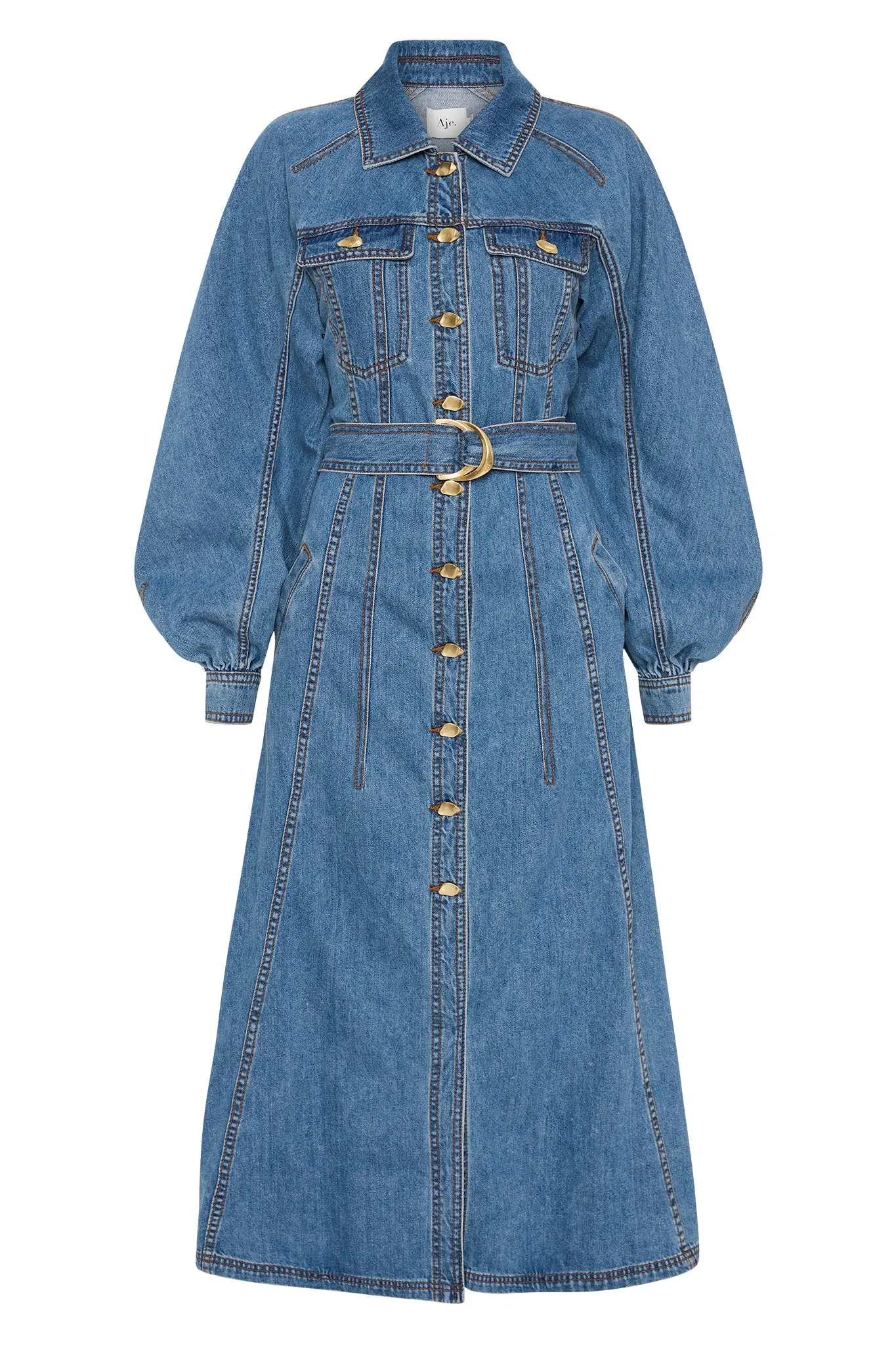 Colorado Denim Midi Dress sold by Aje product image thumbnail 2