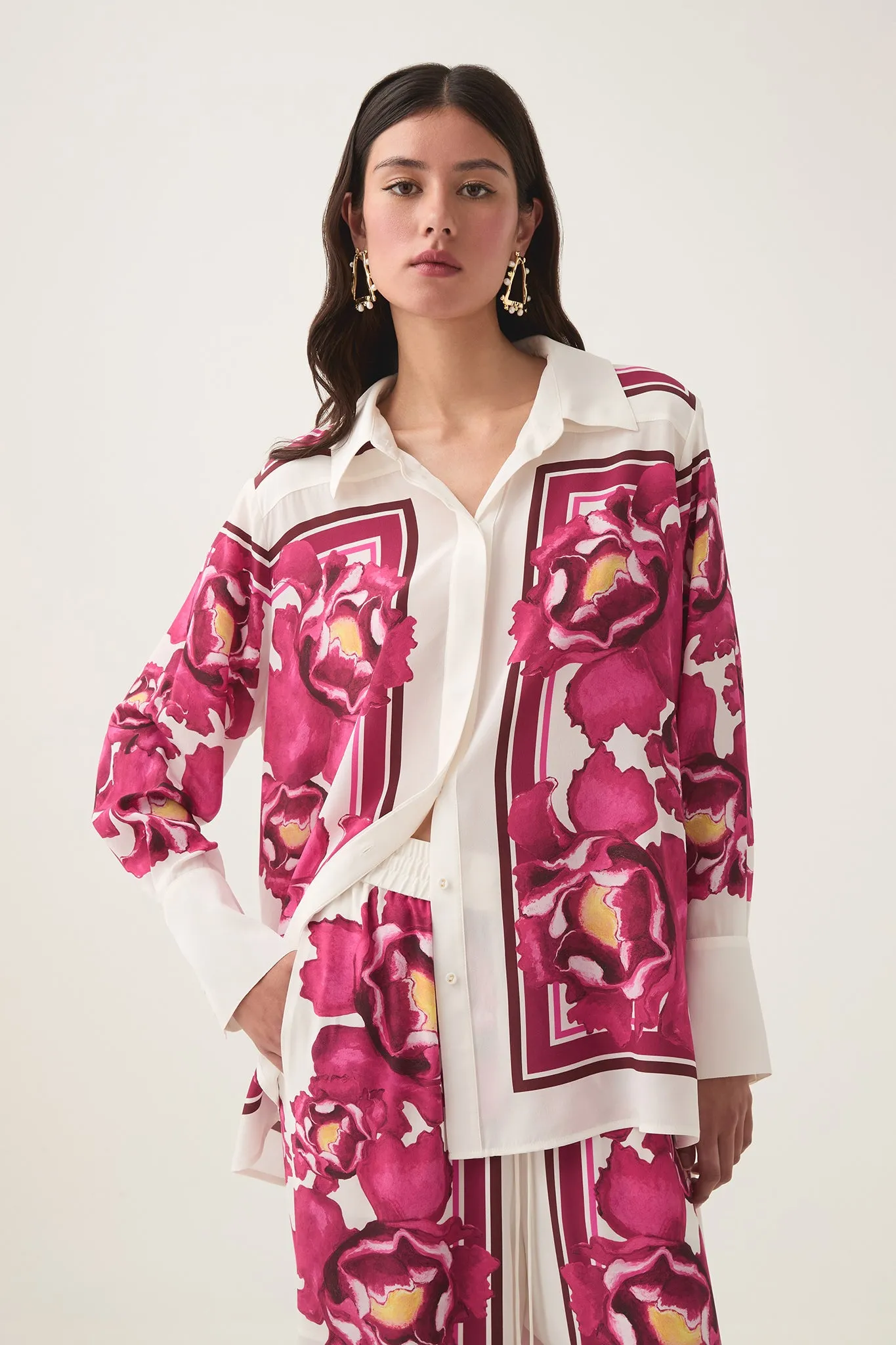 Atomic Silk Shirt sold by Aje product image thumbnail 4