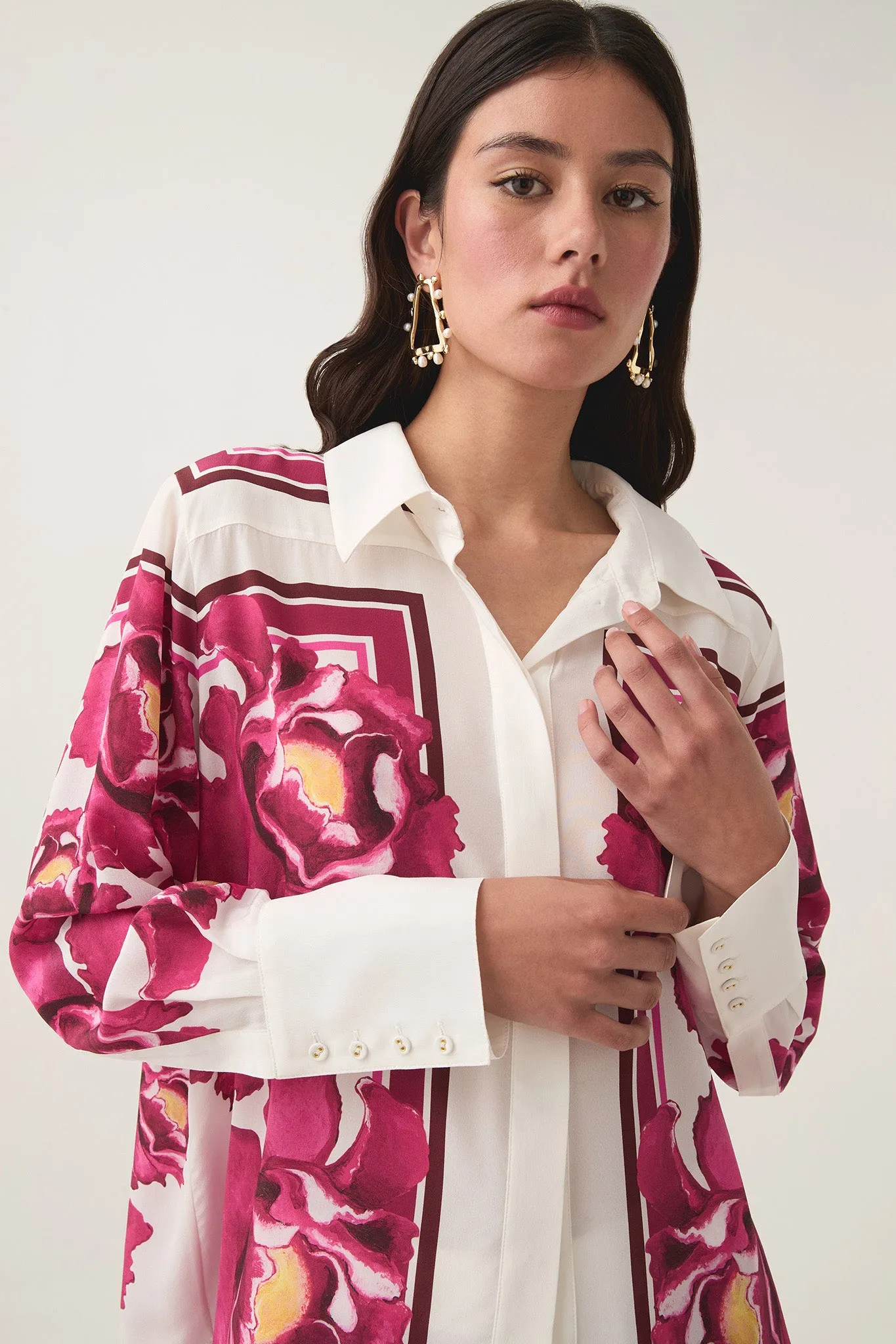 Atomic Silk Shirt sold by Aje product image thumbnail 5