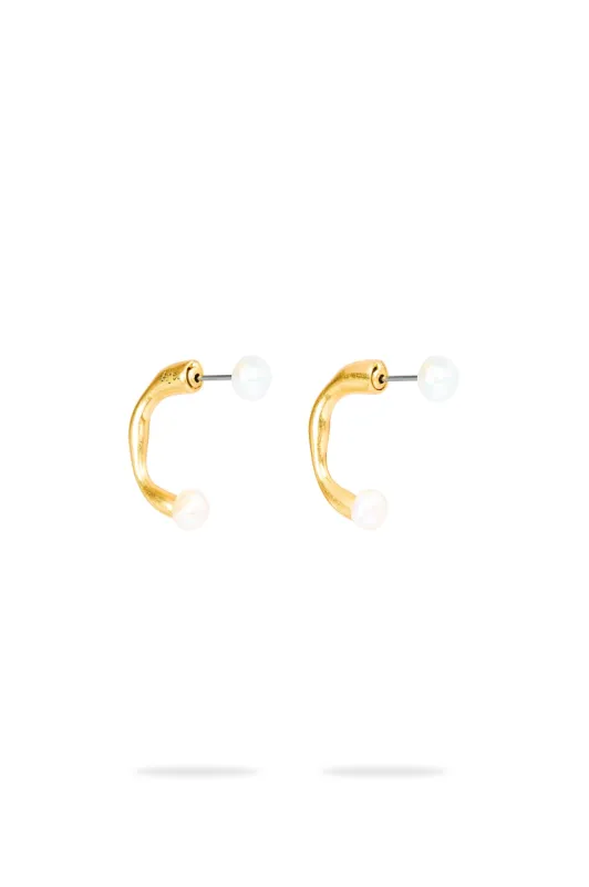 Spectral Mini Pearl Drop Stud sold by Aje