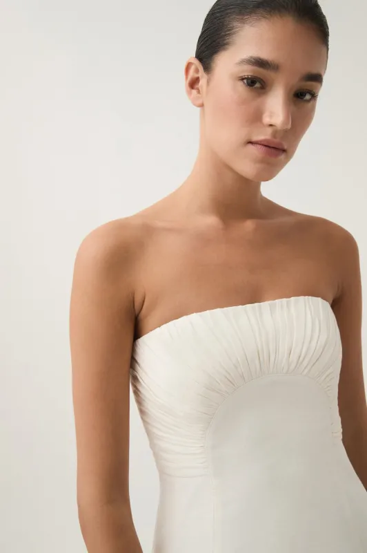 Oriel Ruched Bustier sold by Aje