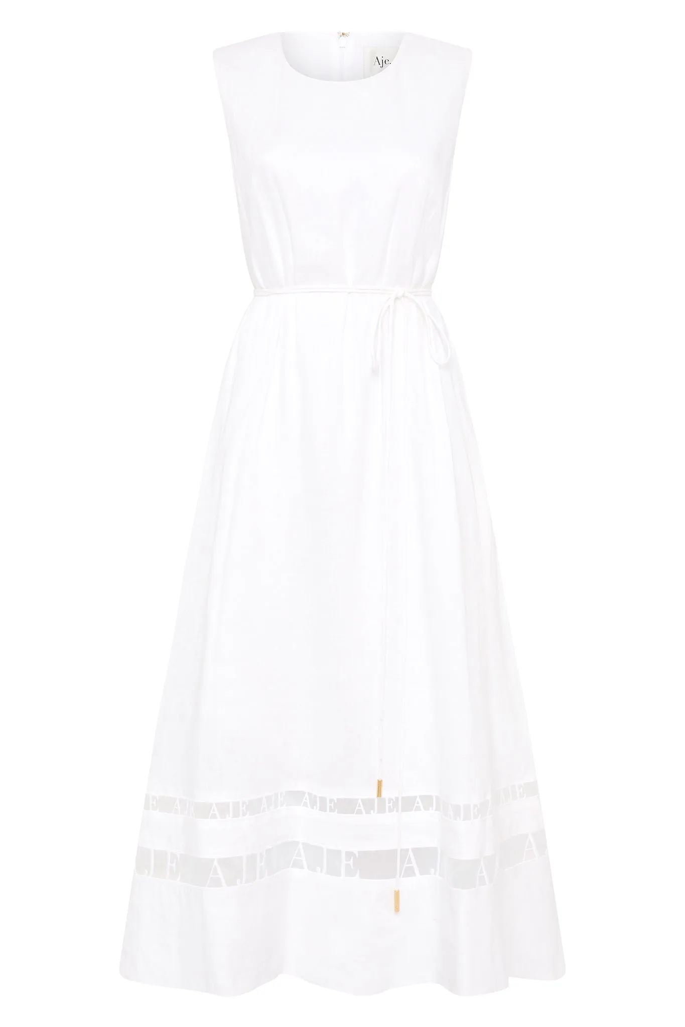 Reframe Logo Trim Midi Dress sold by Aje product image thumbnail 2
