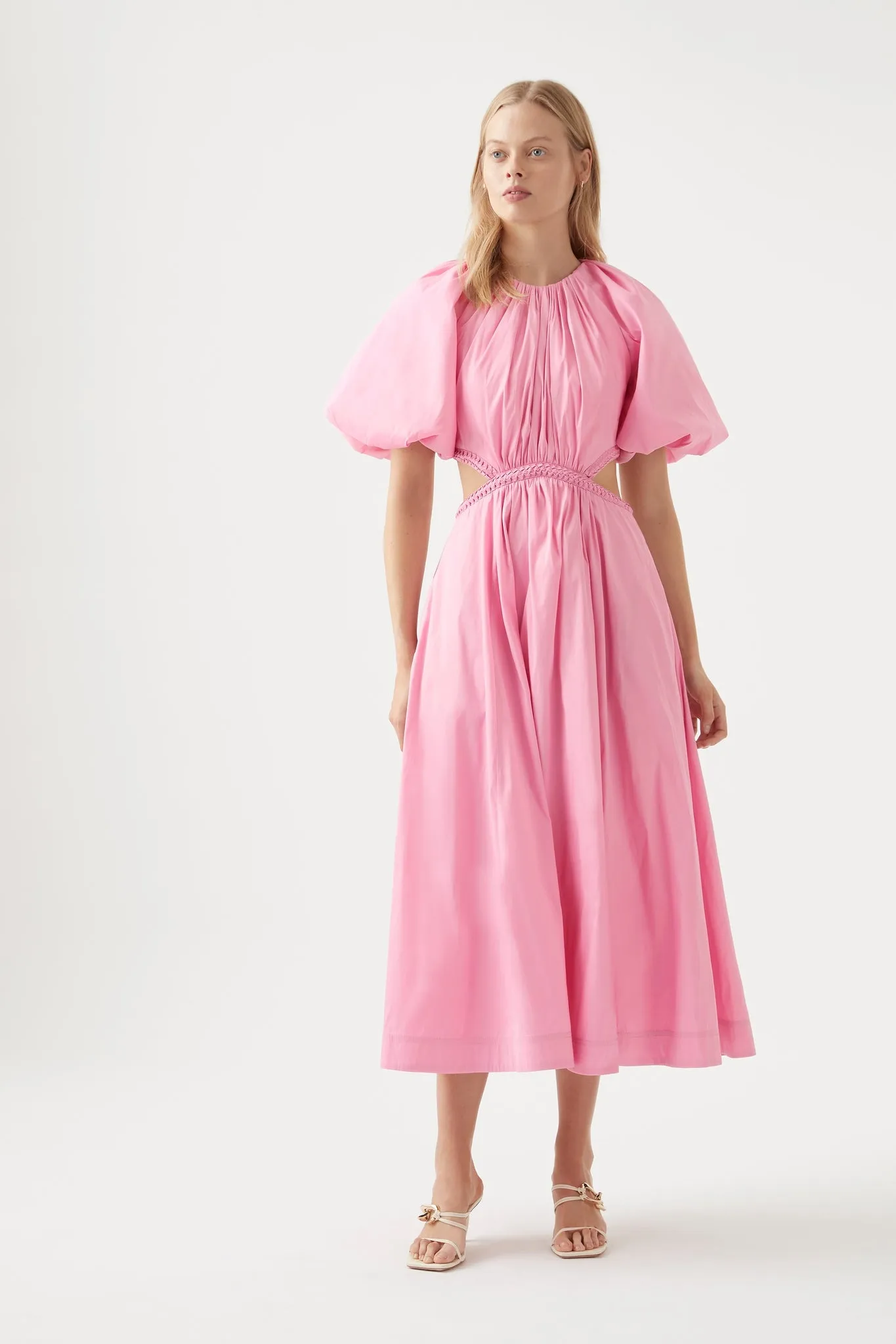 Capucine Puff Sleeve Midi Dress sold by Aje product image thumbnail 3