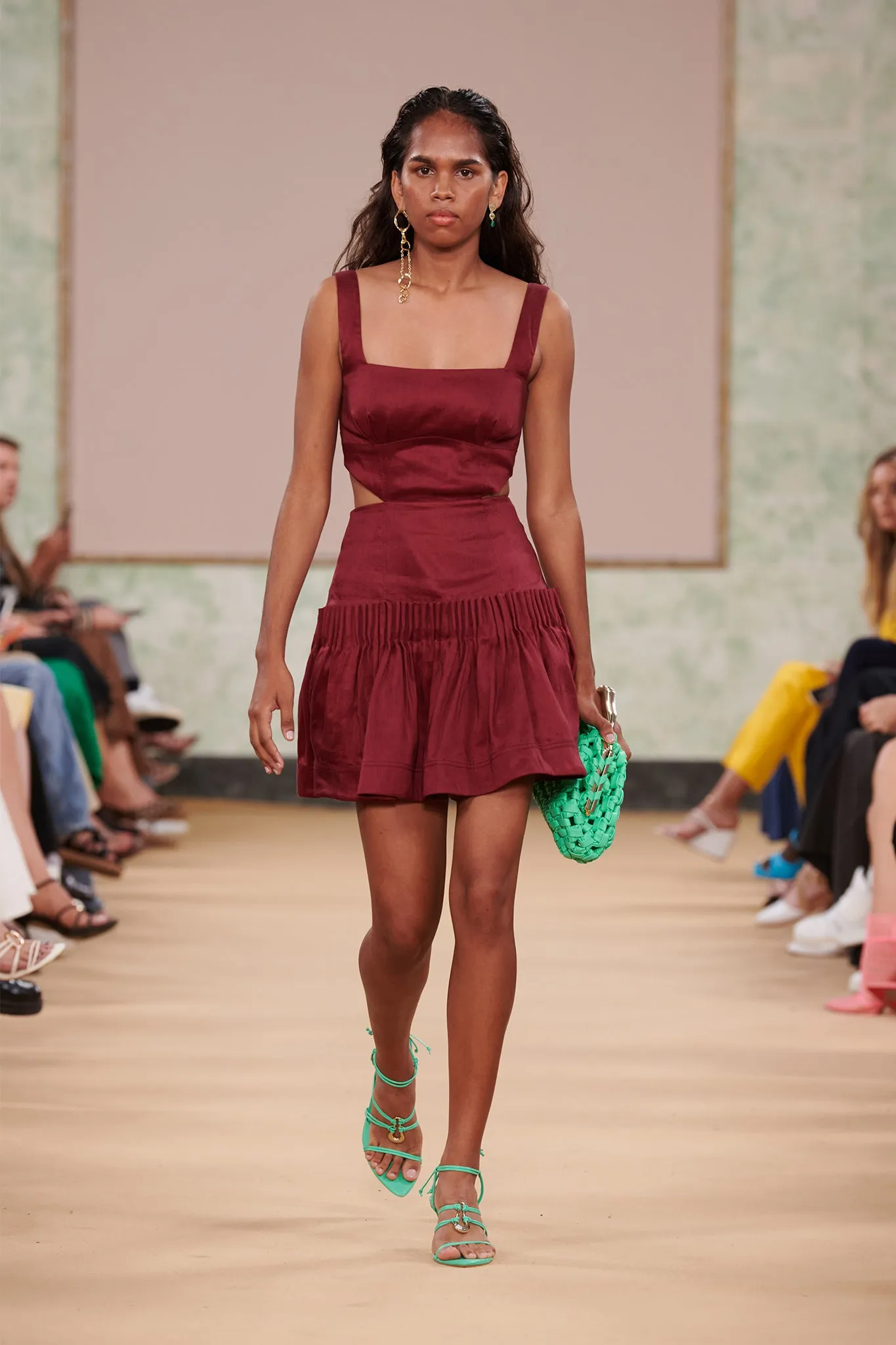 Audette Pleated Mini Dress sold by Aje product image thumbnail 3