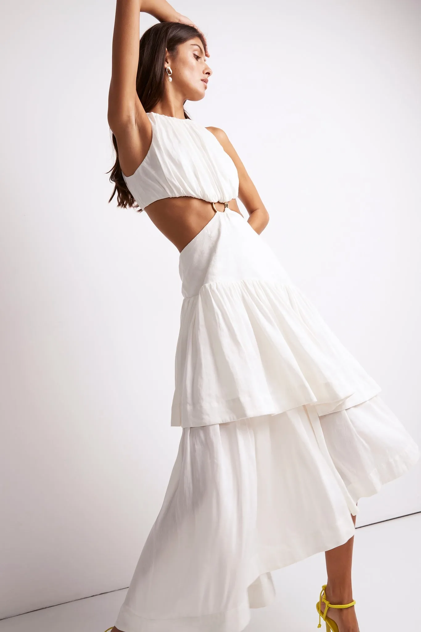 Caliente Cut Out Dress sold by Aje
