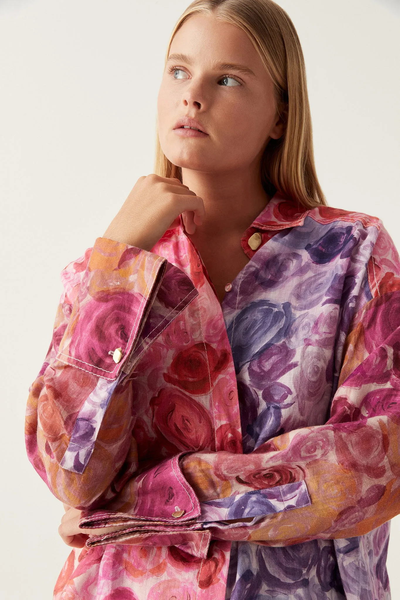 Vision Oversized Linen Shirt sold by Aje product image thumbnail 4