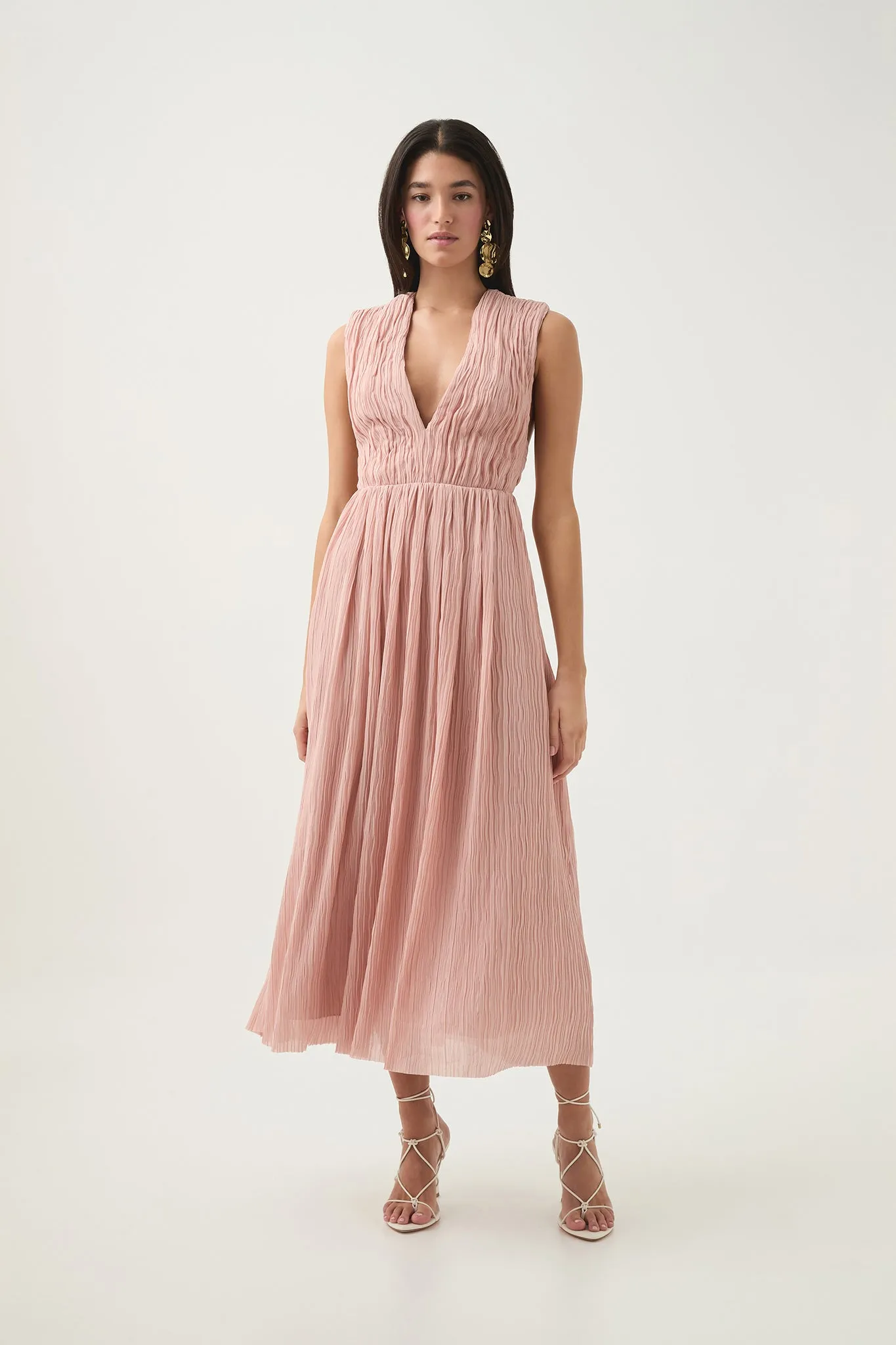 Becoming Bow Back Midi Dress sold by Aje product image thumbnail 3