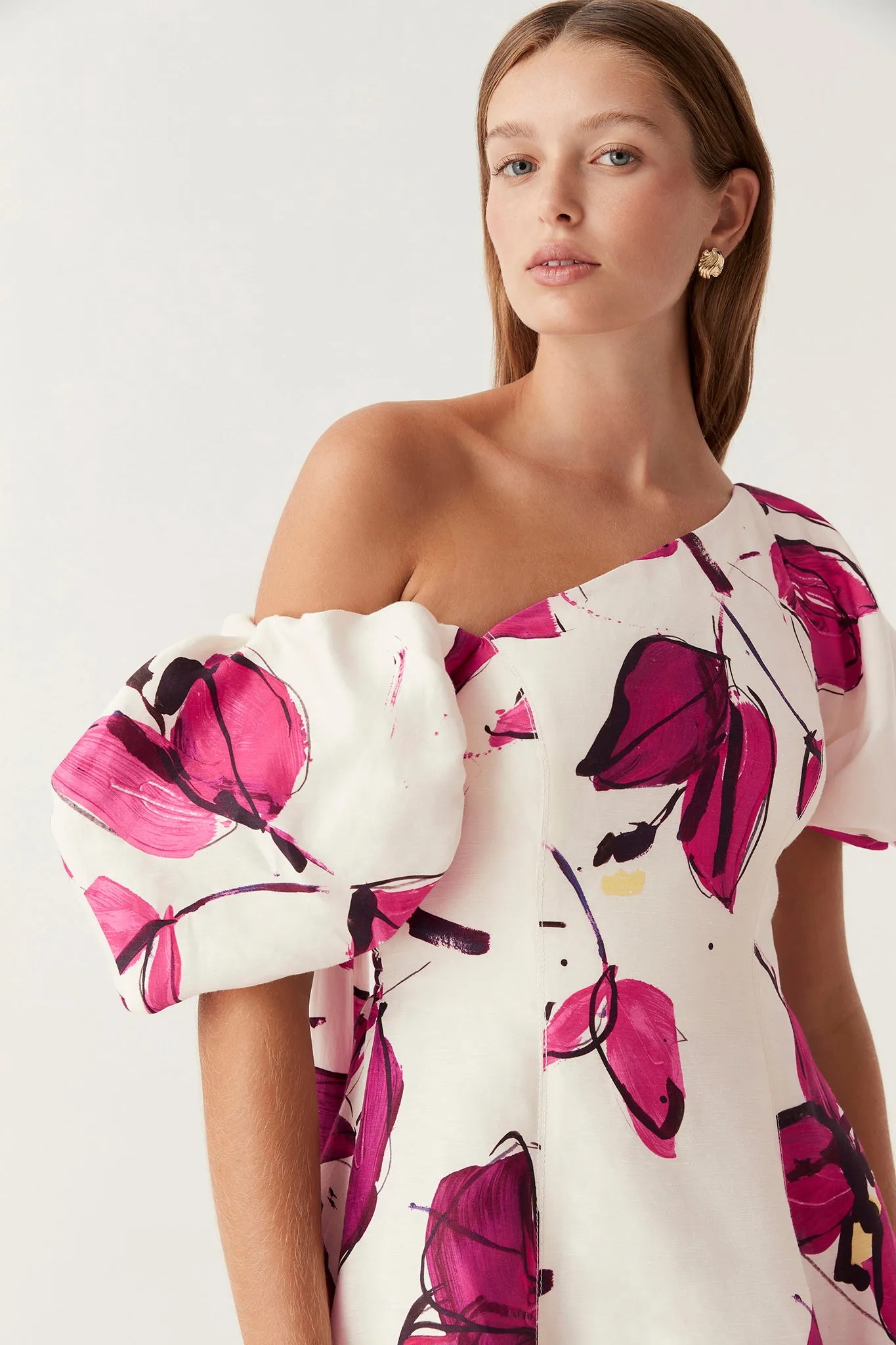 Arista Tulip Sleeve Midi Dress sold by Aje product image thumbnail 4