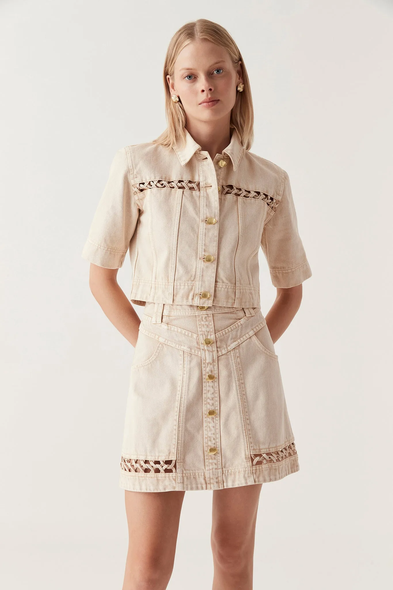 Effie Braided Denim Top sold by Aje product image thumbnail 3