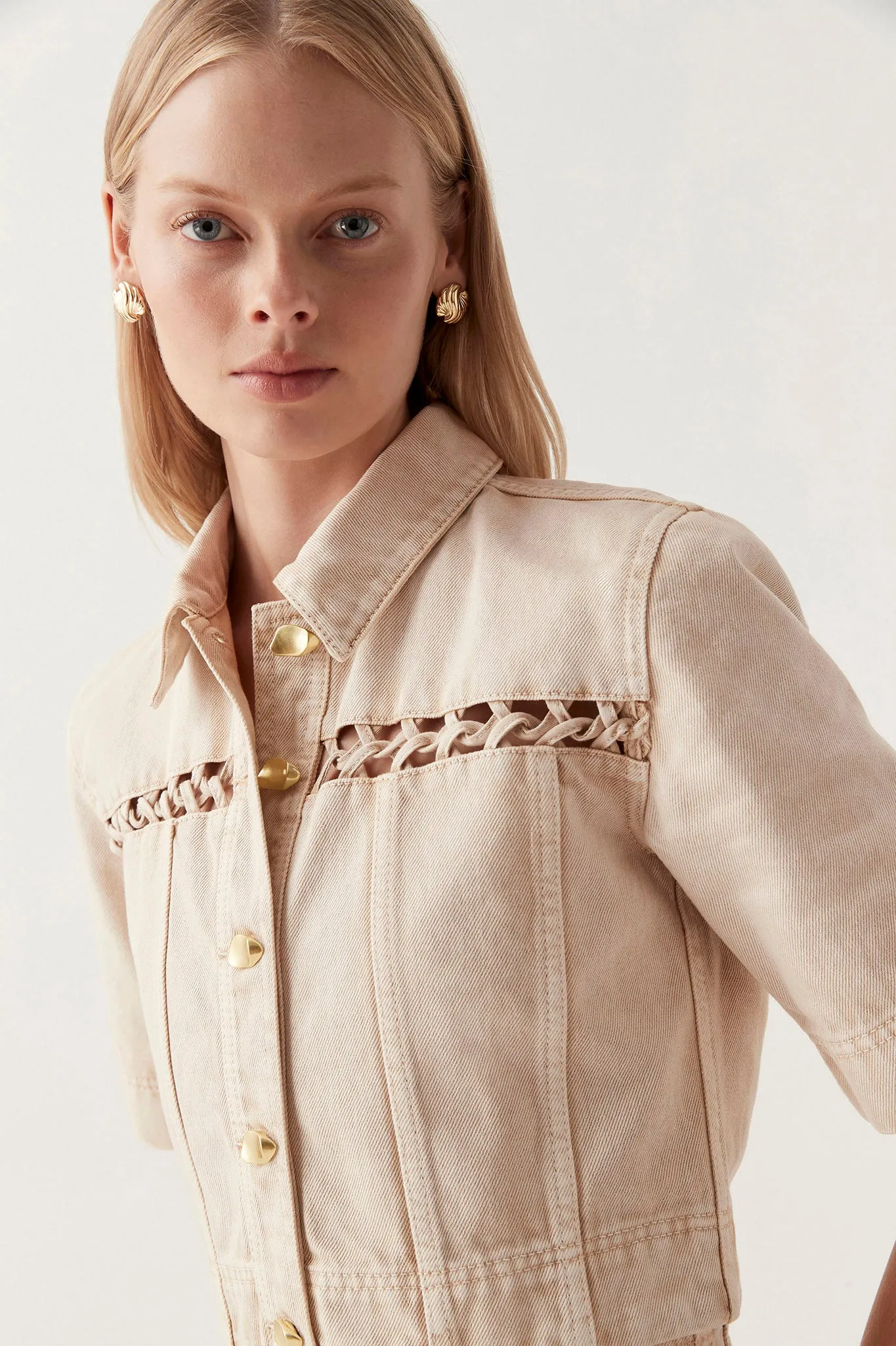 Effie Braided Denim Top sold by Aje product image thumbnail 4