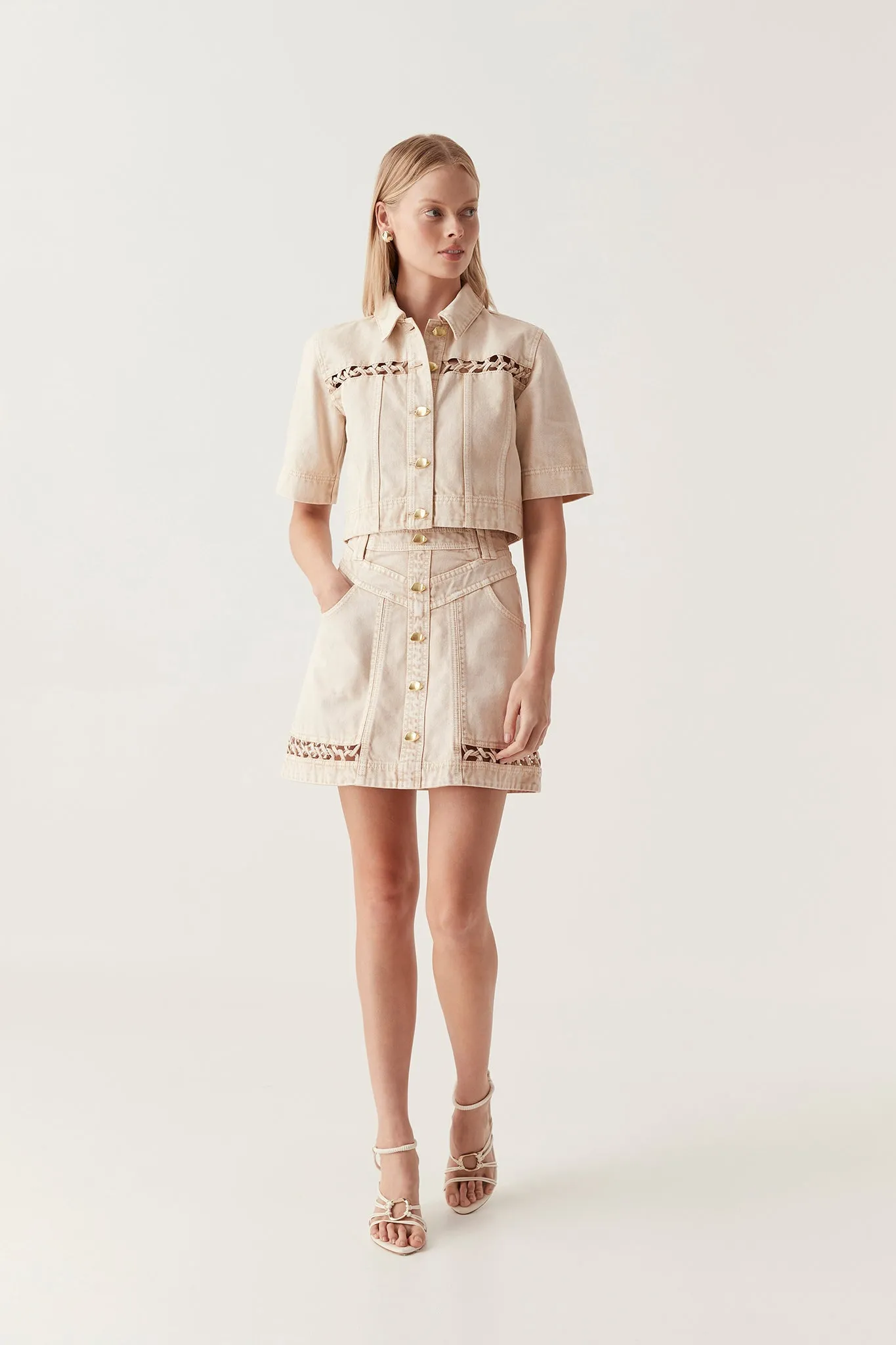 Effie Braided Denim Top sold by Aje product image thumbnail 5