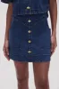 May Denim Mini Skirt sold by Aje