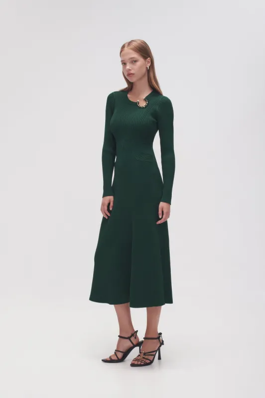 Crescent Knit Midi Dress sold by Aje
