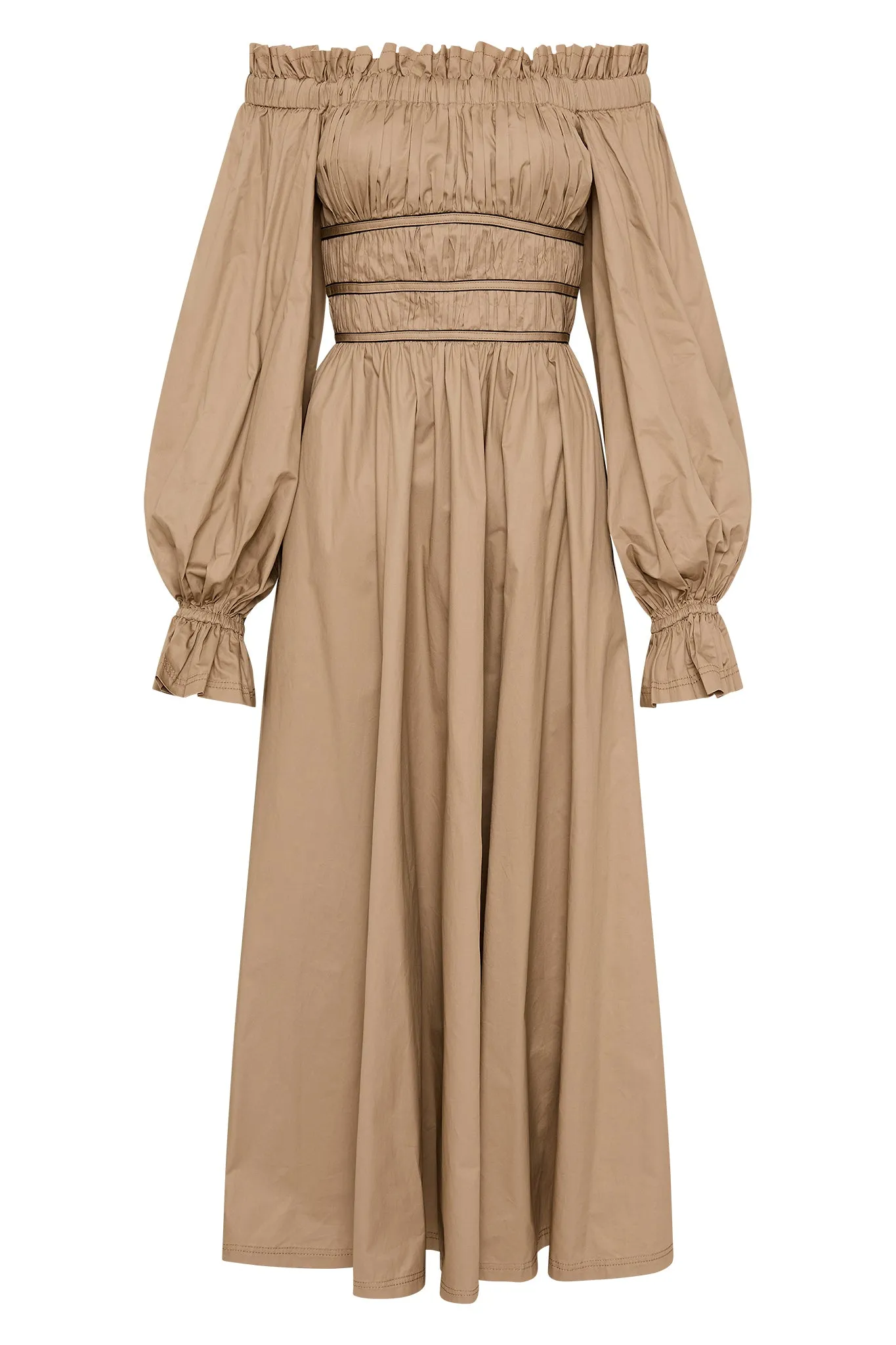 Wattle Off Shoulder Midi Dress sold by Aje product image thumbnail 2