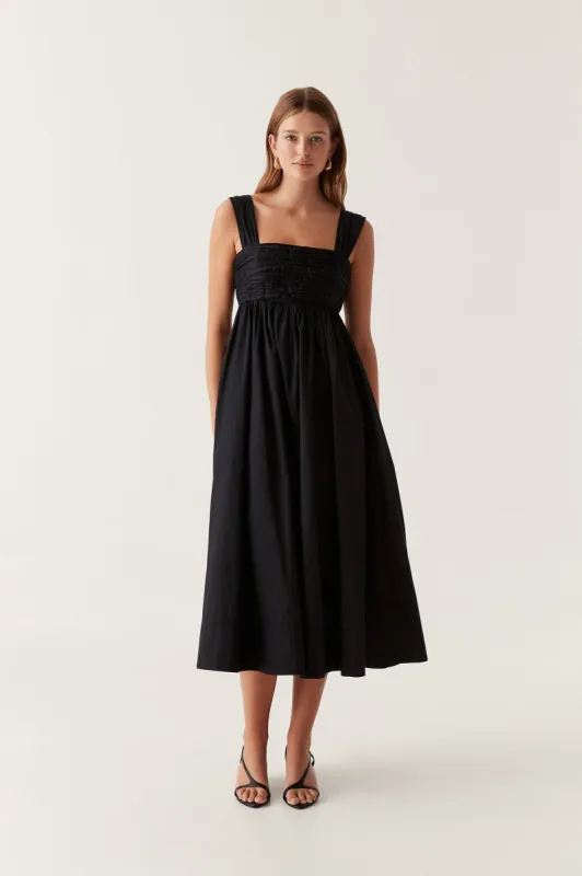 Nova Tie Back Midi Dress sold by Aje