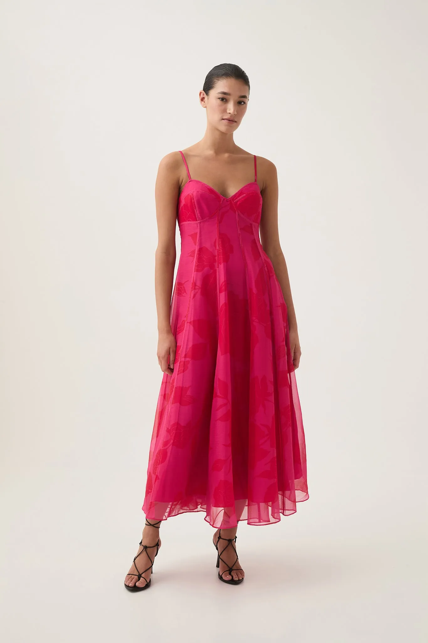 Sway Panelled Midi Dress sold by Aje