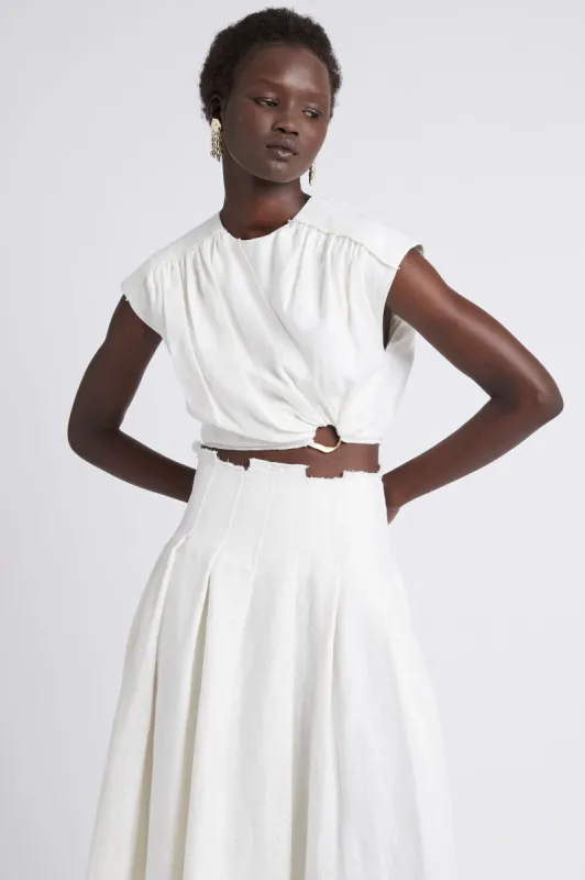 Byblos Ring Cropped Top sold by Aje