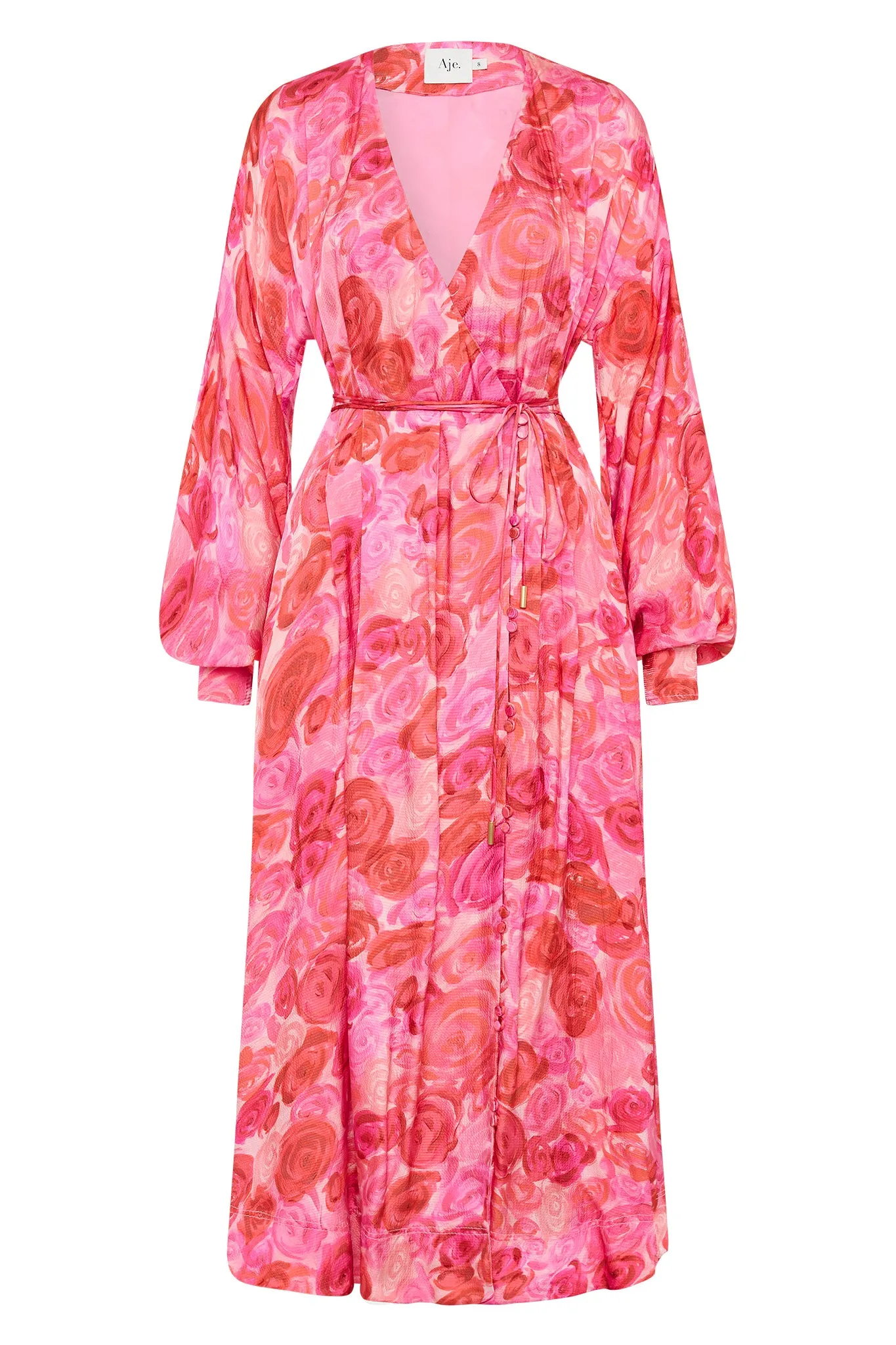 Tinley Wrap Front Midi Dress sold by Aje product image thumbnail 2