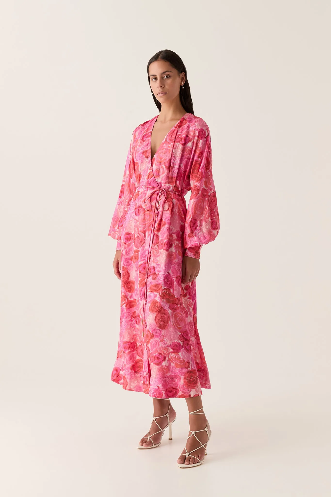 Tinley Wrap Front Midi Dress sold by Aje product image thumbnail 3