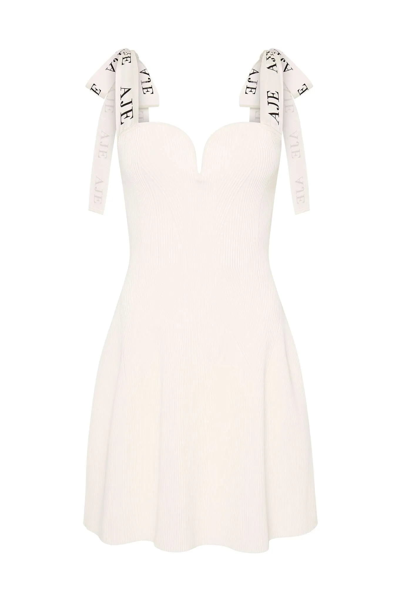 Amber Knit Tie Shoulder Mini Dress sold by Aje product image thumbnail 2