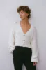 Grooves Lace Stitch Cardigan sold by Aje