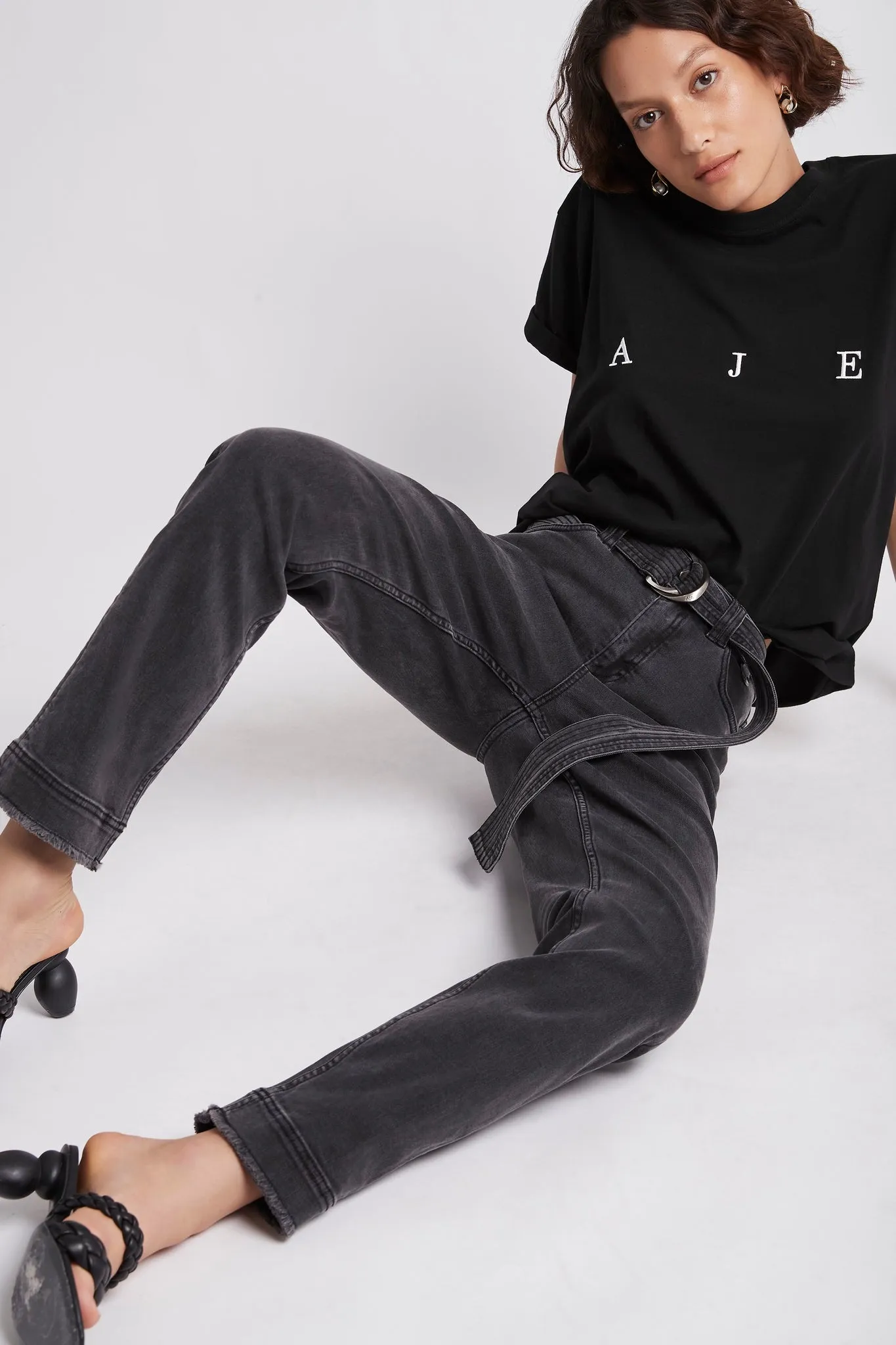 Dylan Denim Belted Jean sold by Aje product image thumbnail 3