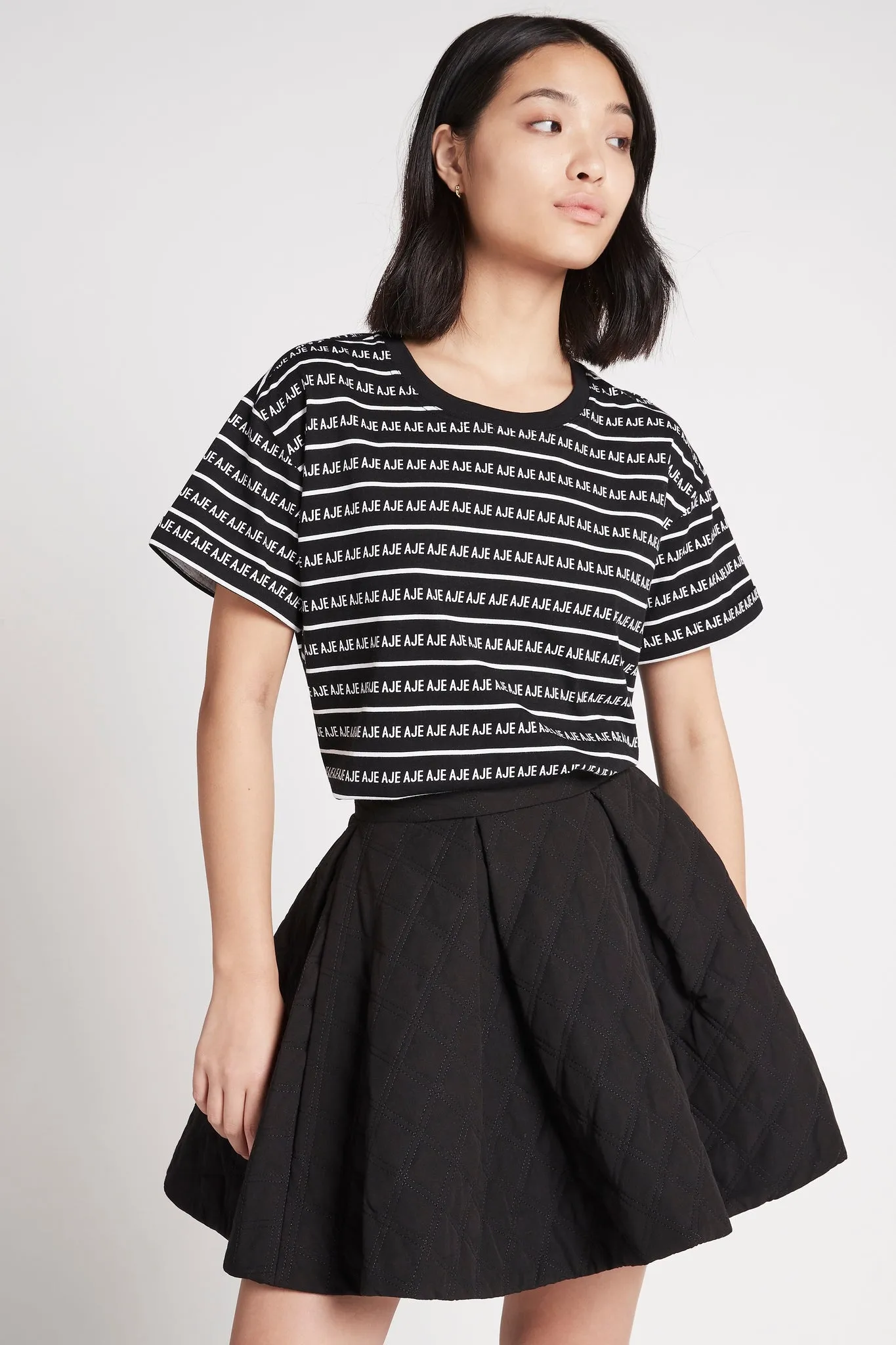 Promise Quilted Mini Skirt sold by Aje product image thumbnail 3