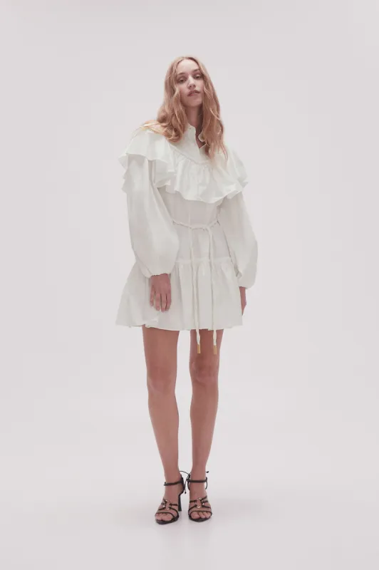 Dahlia Flounce Mini Dress sold by Aje