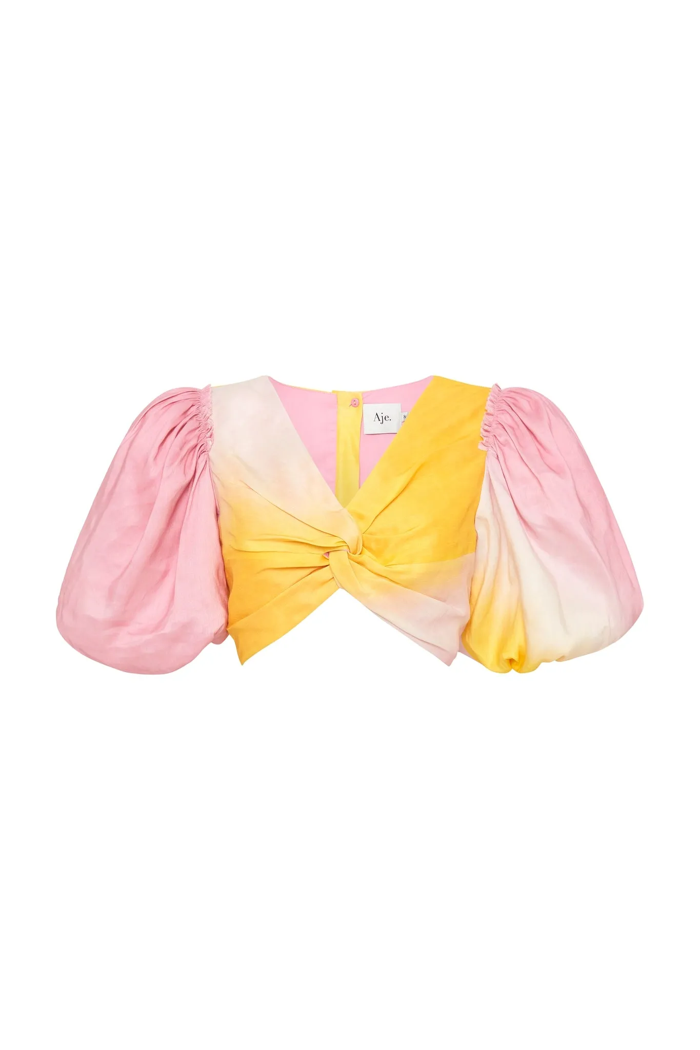 Cloud Burst Puff Sleeve Cropped Top sold by Aje product image thumbnail 2