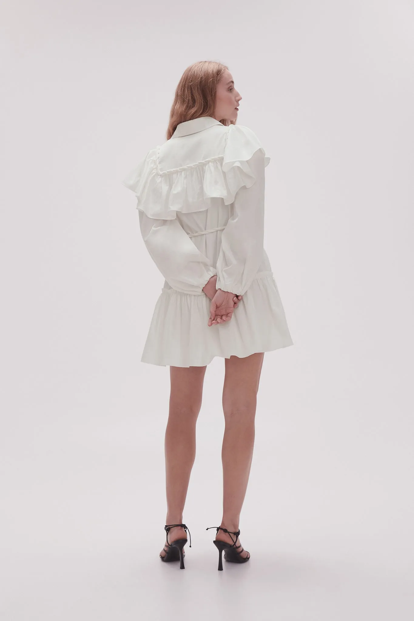 Dahlia Flounce Mini Dress sold by Aje product image thumbnail 5