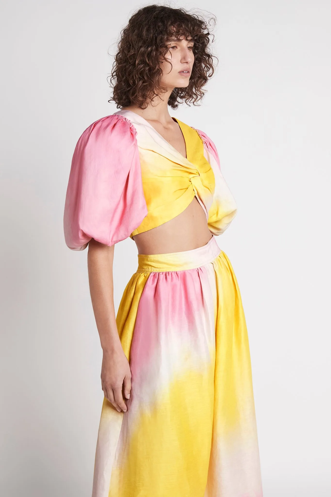 Cloud Burst Puff Sleeve Cropped Top sold by Aje product image thumbnail 5