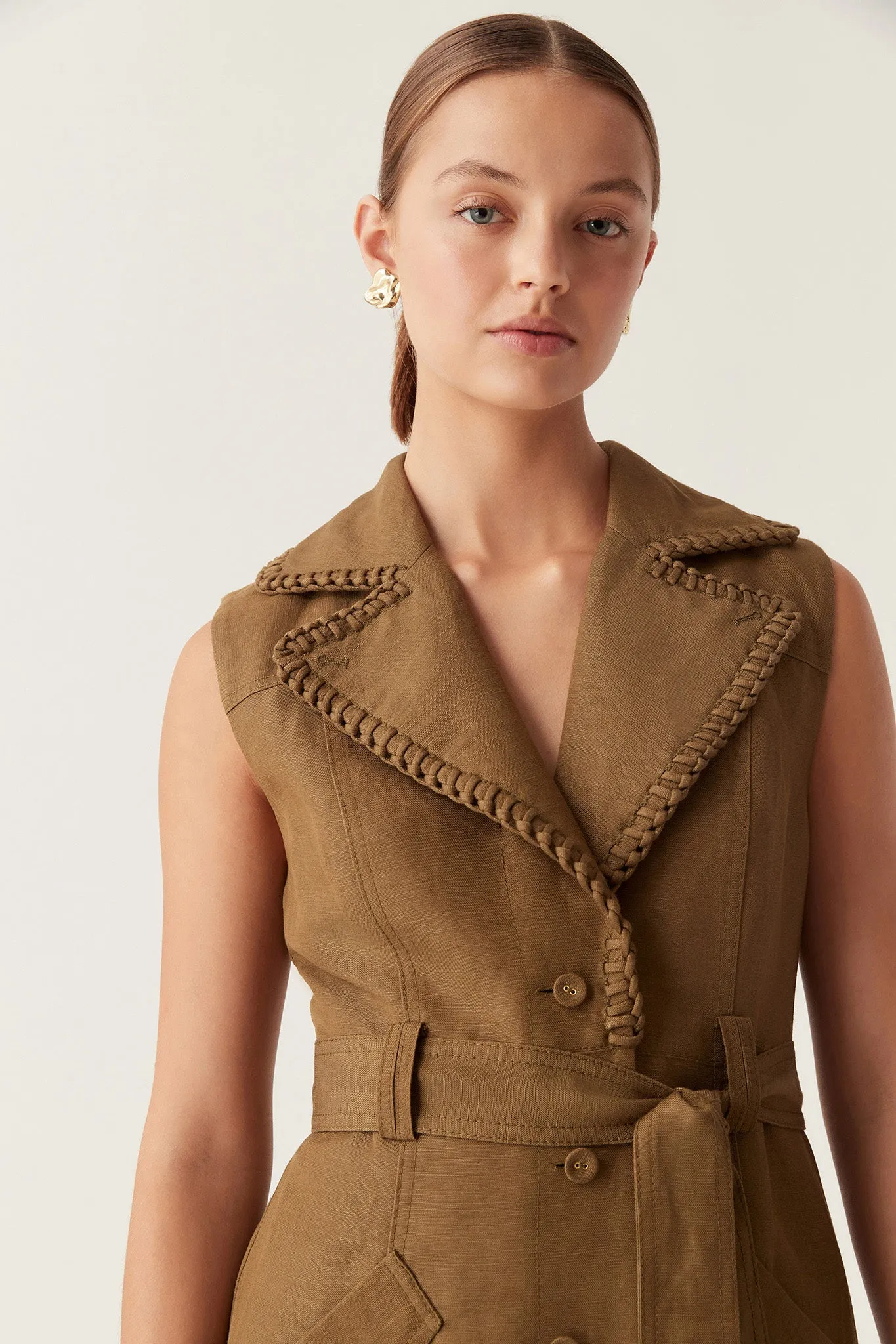 Encompass Utility Mini Dress sold by Aje product image thumbnail 4