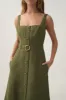 Axle Utility Midi Dress sold by Aje