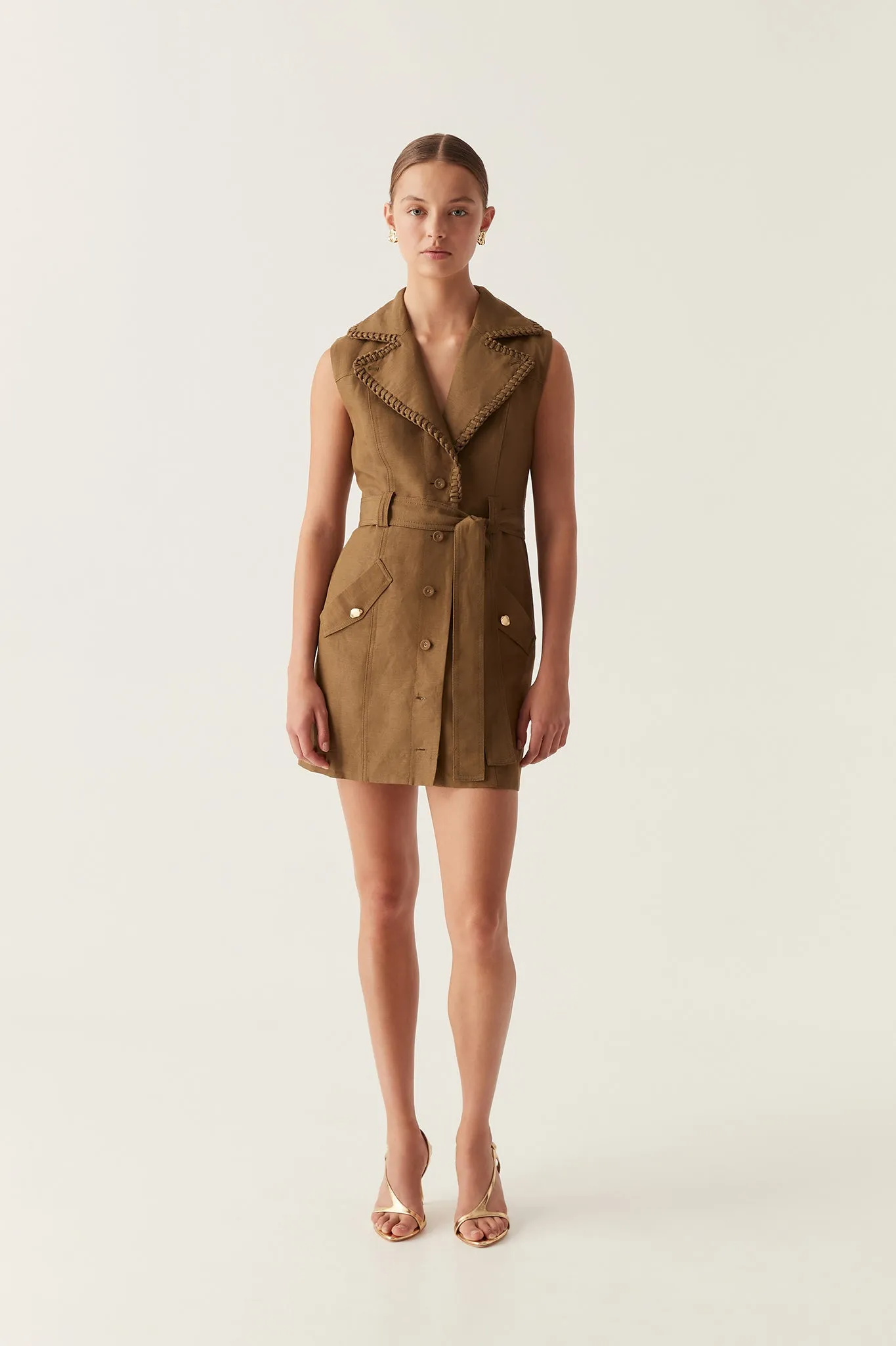 Encompass Utility Mini Dress sold by Aje product image thumbnail 3