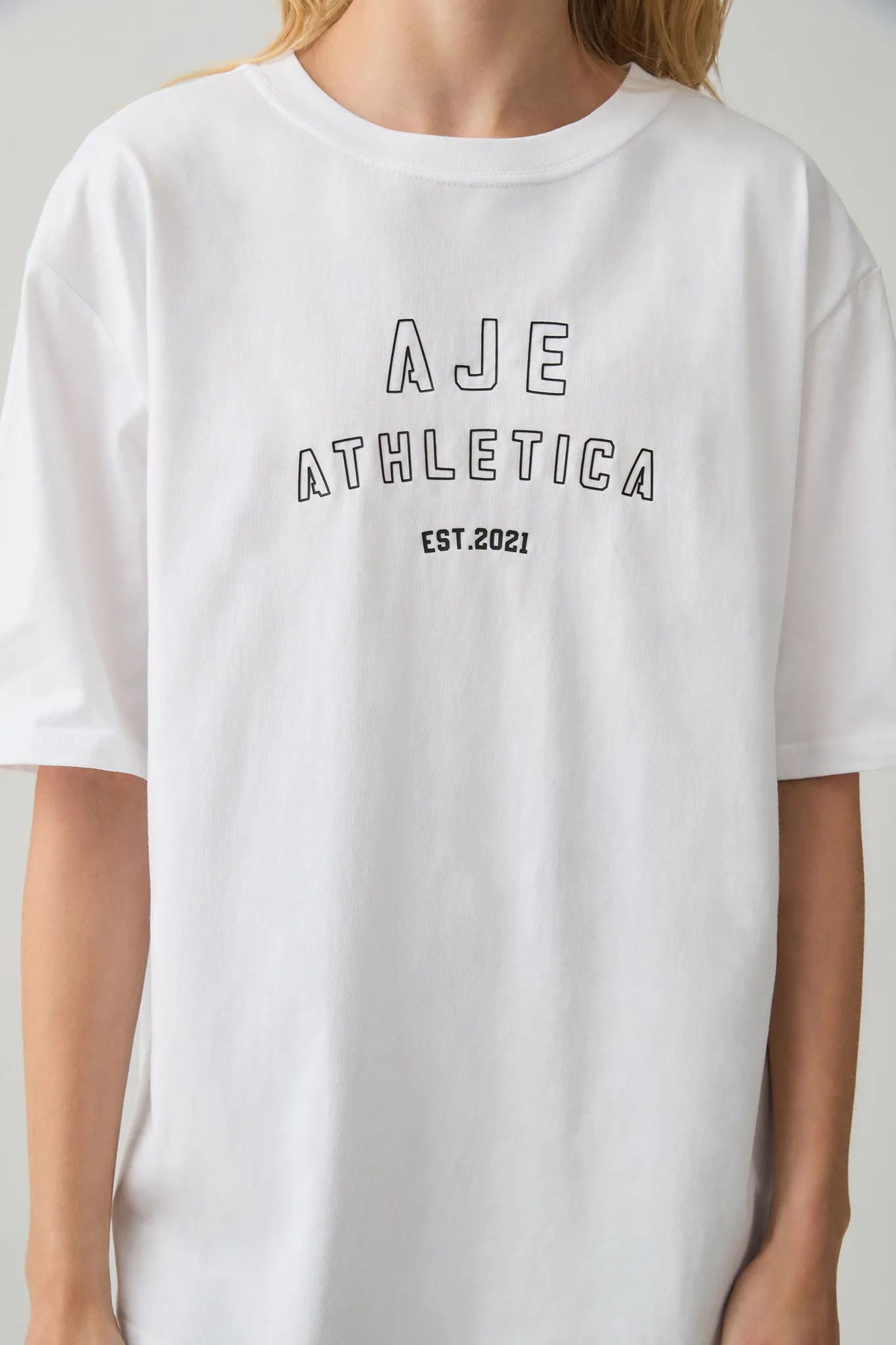 Retro AA Logo Tee 102 sold by Aje product image thumbnail 4