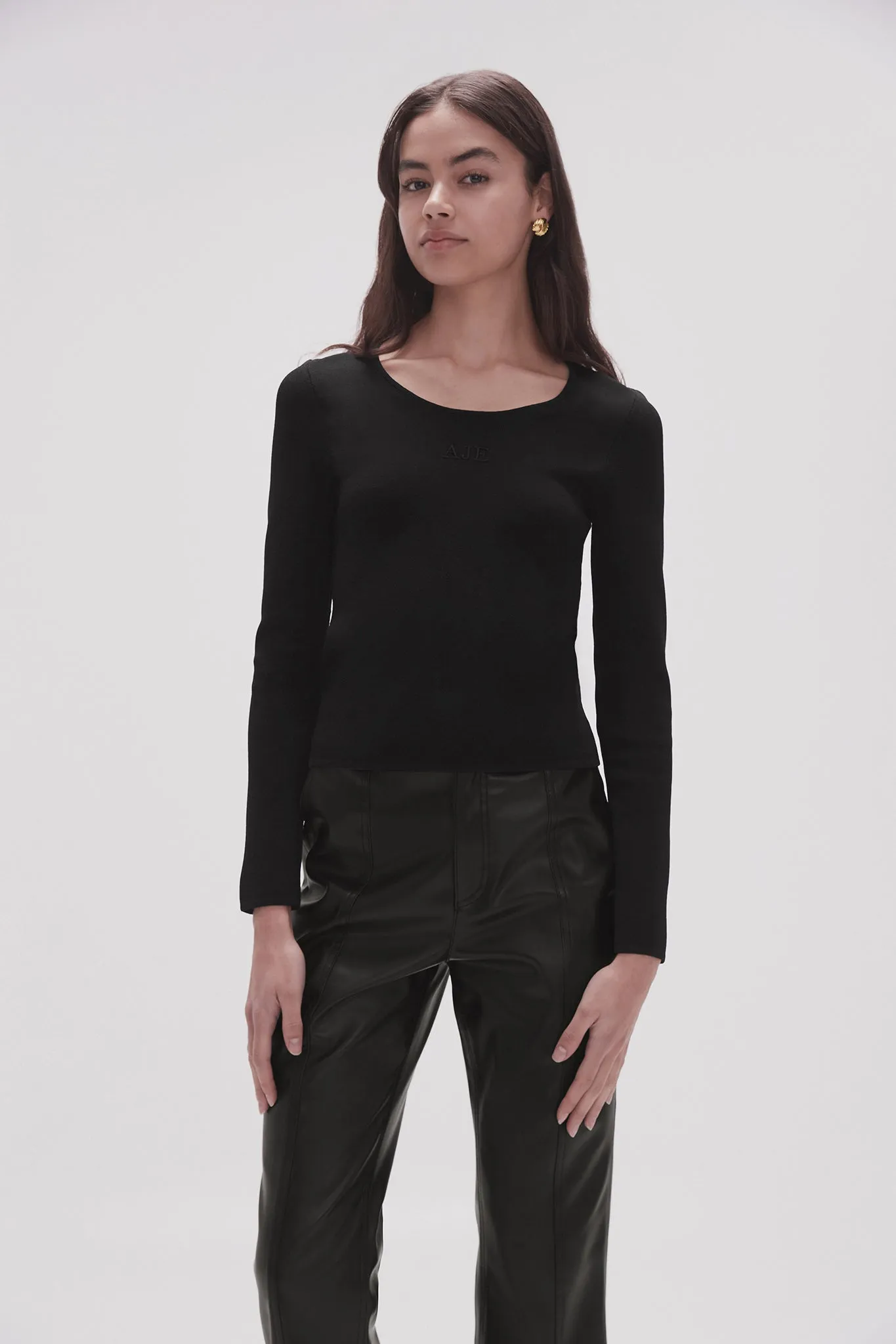 Clementine Knit Top sold by Aje