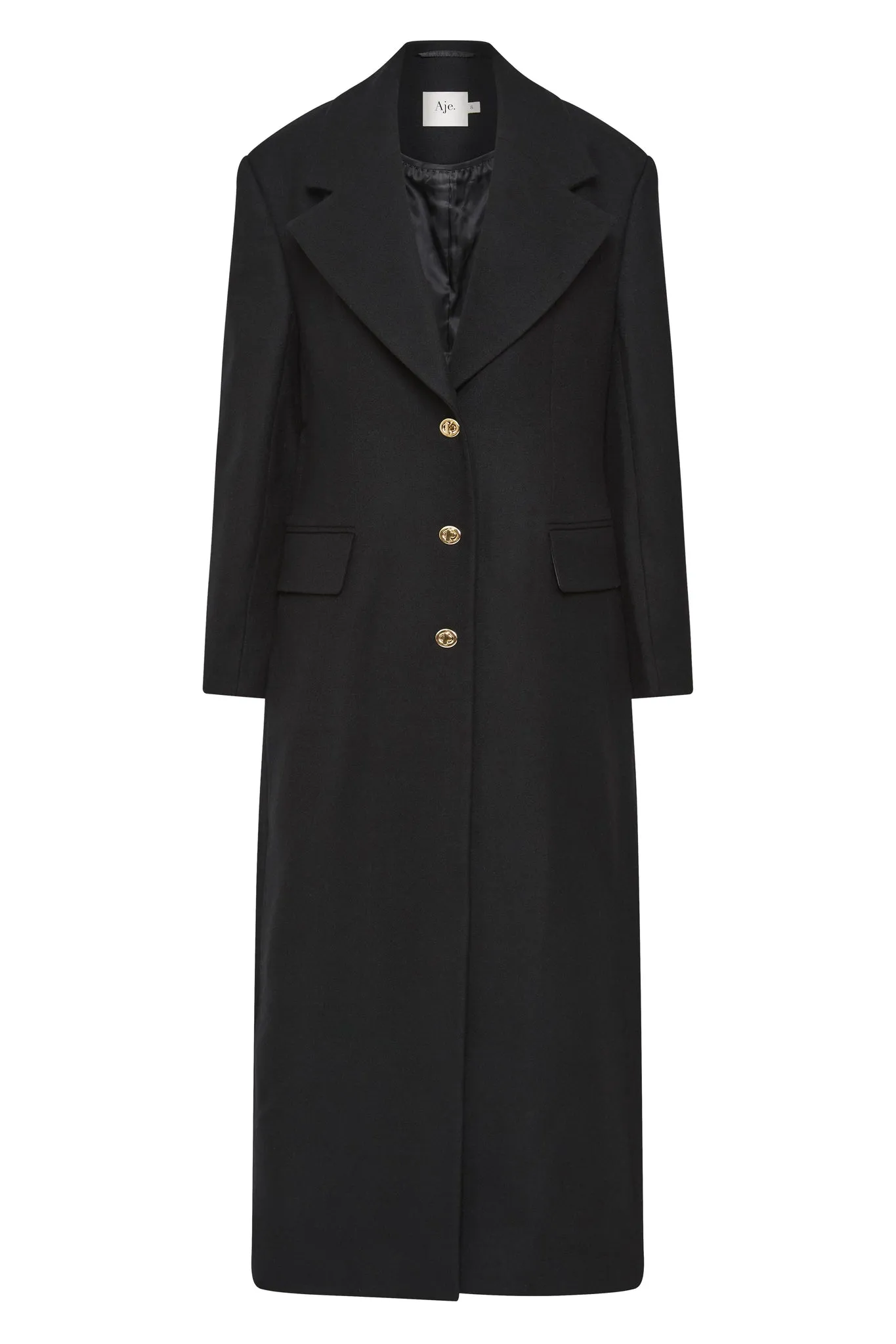 Minaret Long Line Wool Coat sold by Aje product image thumbnail 2