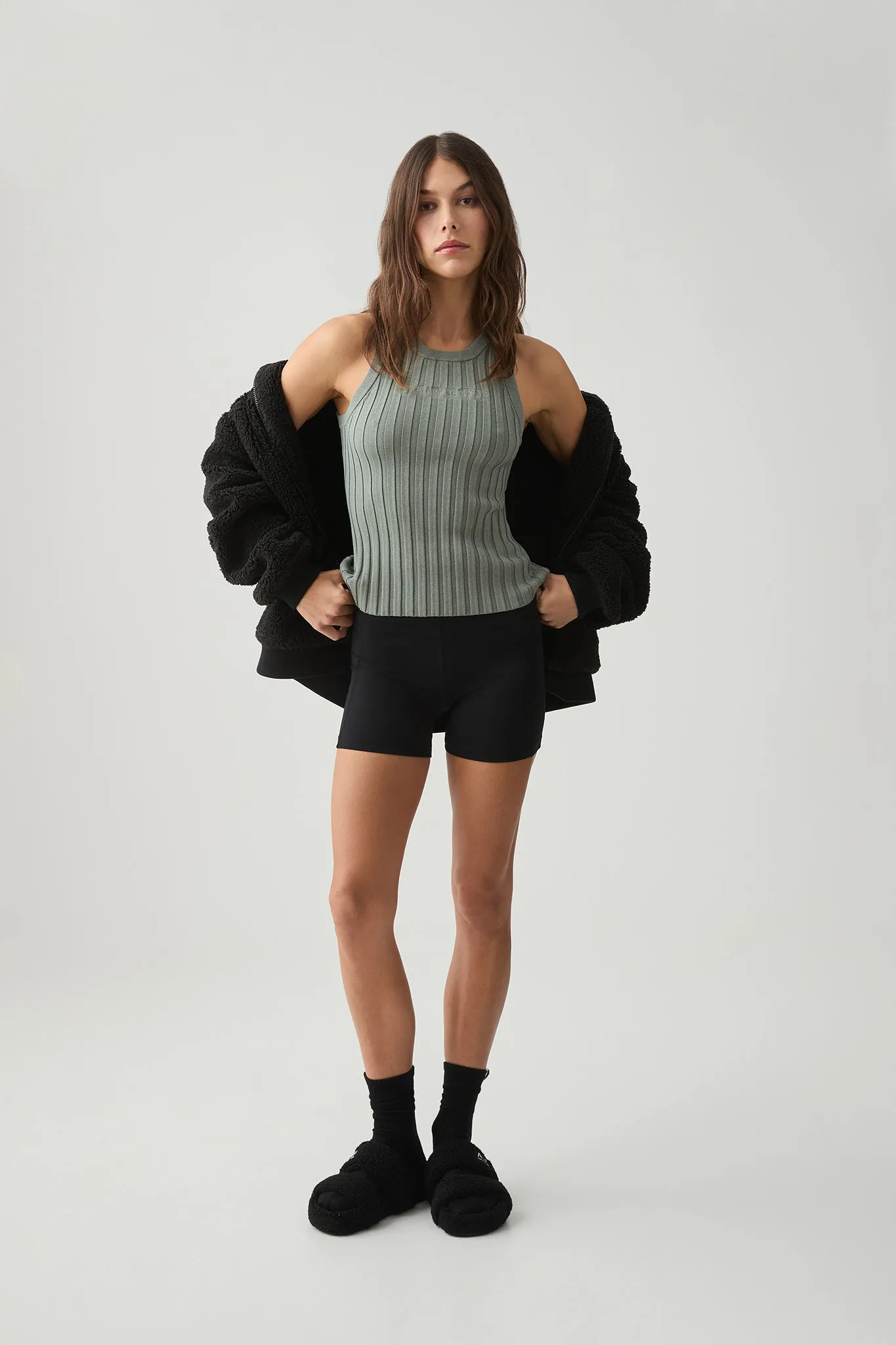 Hydra Logo Knit Ribbed Top sold by Aje product image thumbnail 4