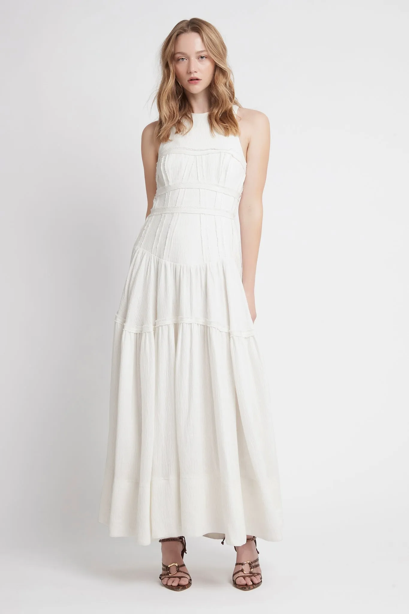 Tidal Corset Midi Dress sold by Aje product image thumbnail 3