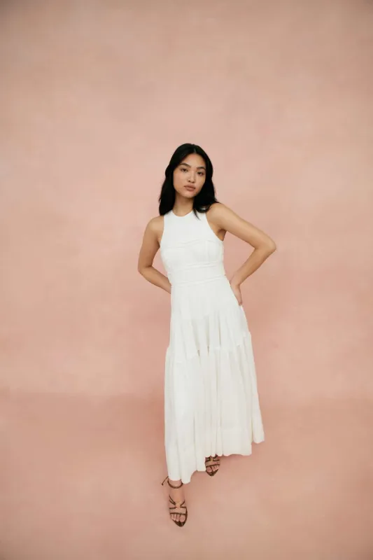 Tidal Corset Midi Dress sold by Aje