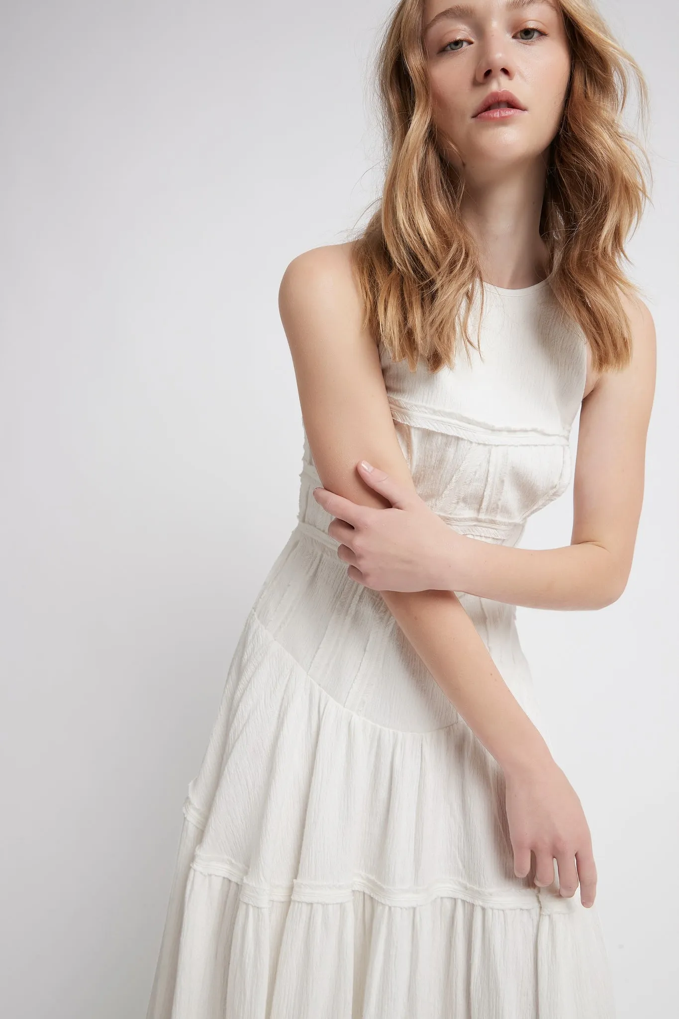 Tidal Corset Midi Dress sold by Aje product image thumbnail 4