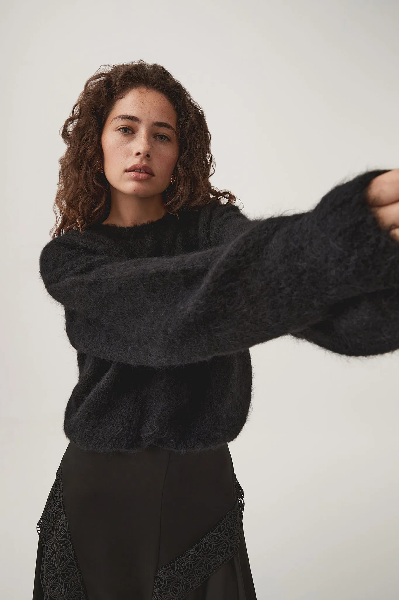 Trinity Crystal Oversized Knit sold by Aje product image thumbnail 4