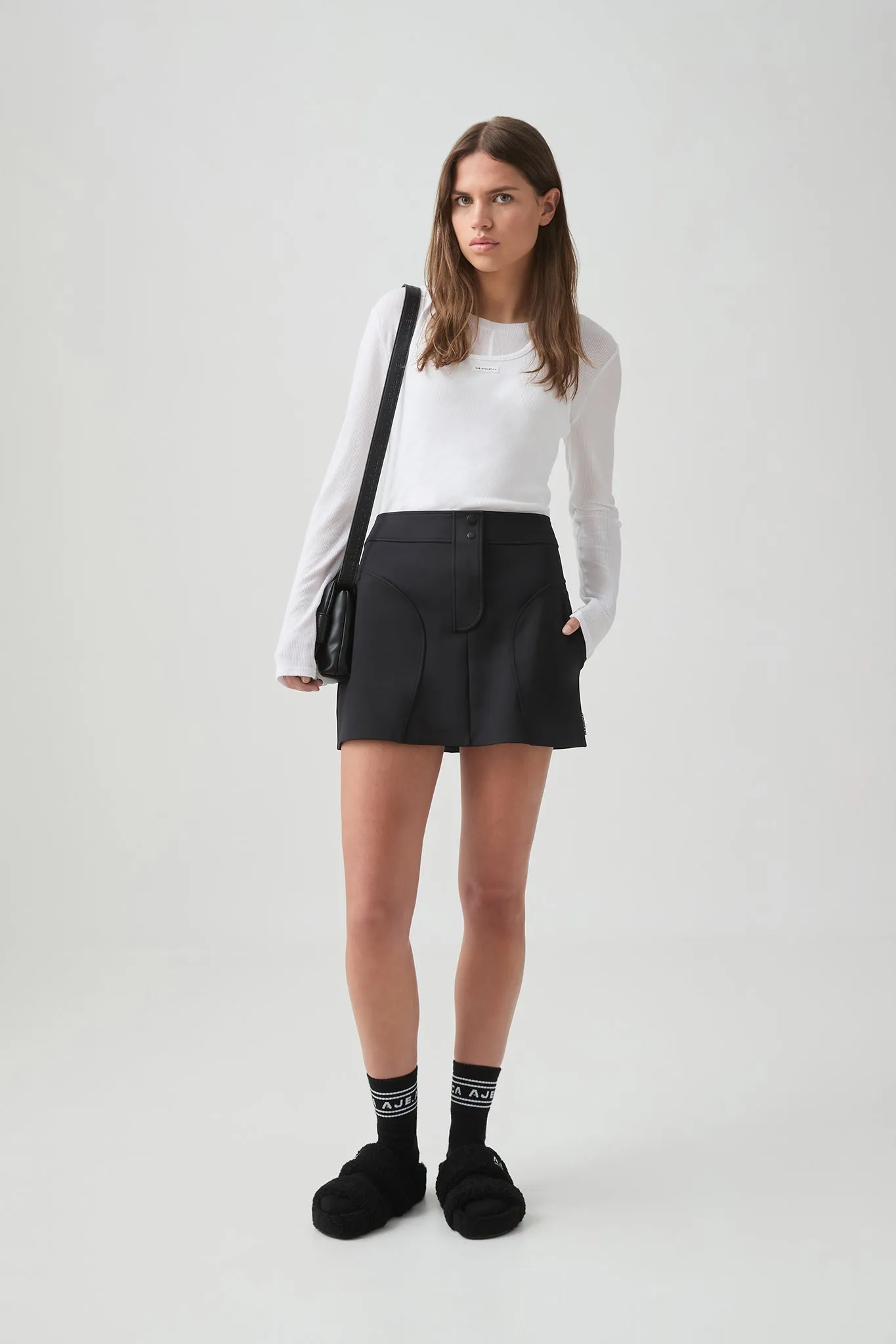 Sheer Rib Long Sleeve Tee 127 sold by Aje product image thumbnail 3