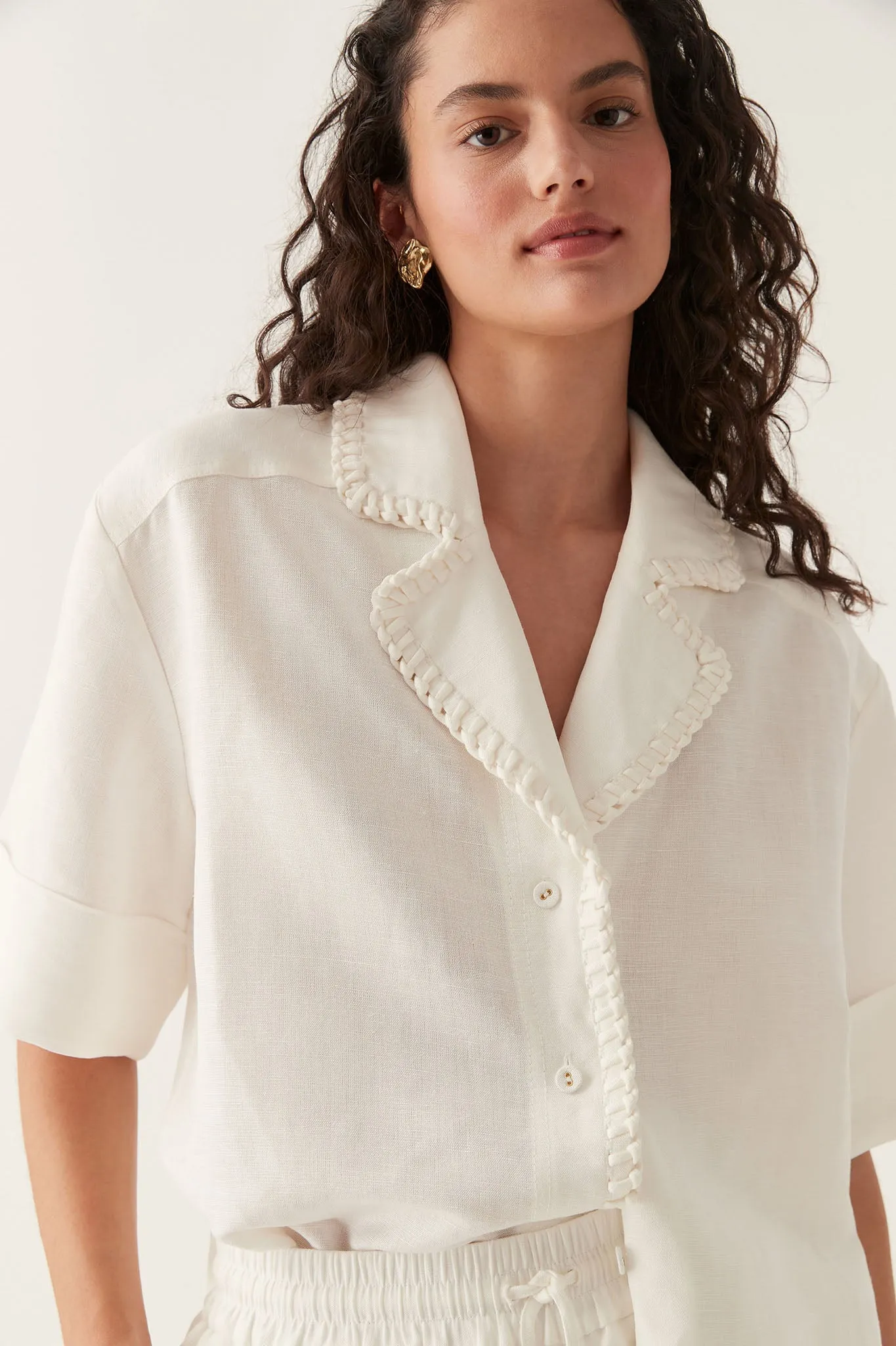 Constance Whipstitch Shirt sold by Aje product image thumbnail 4