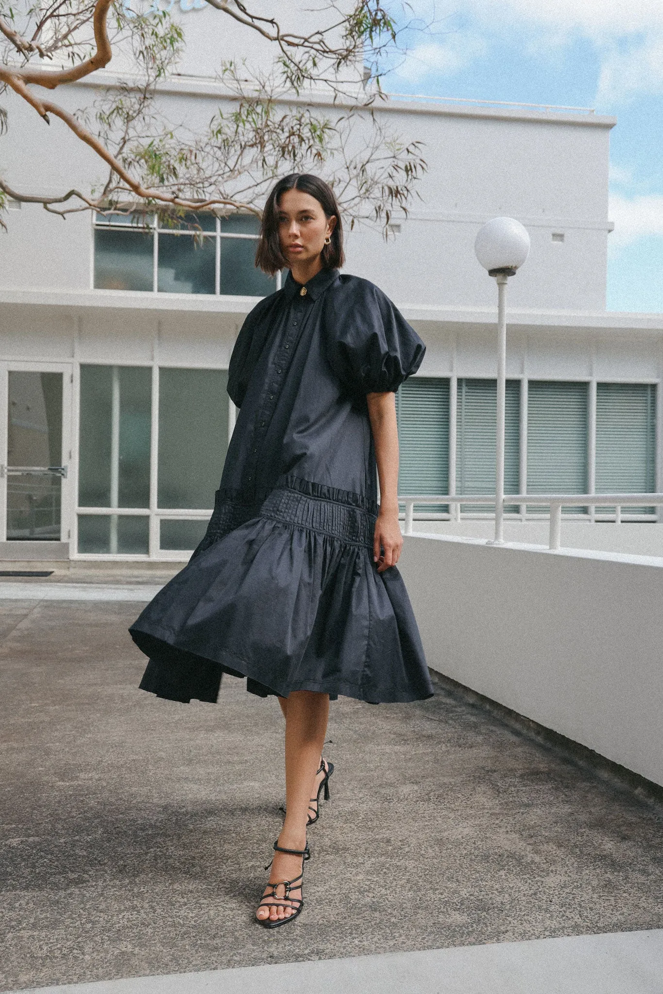 Novella Midi Smock Dress sold by Aje